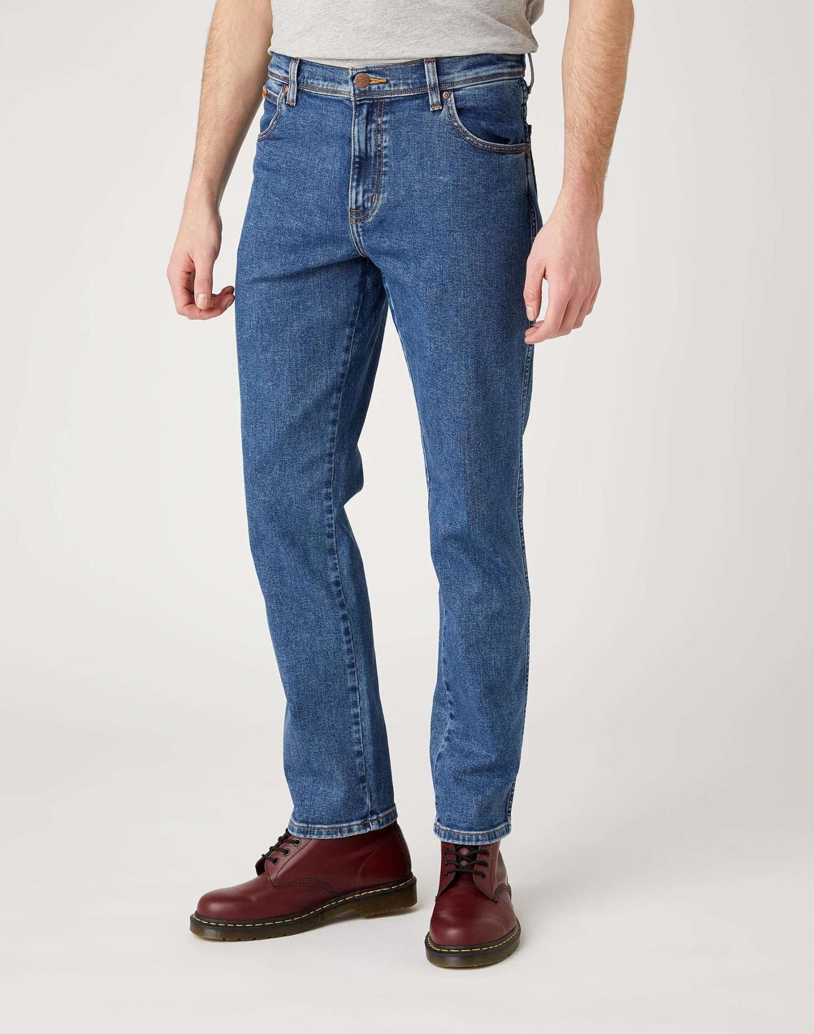 Texas Slim Medium Stretch in Stonewash Jeans Wrangler   