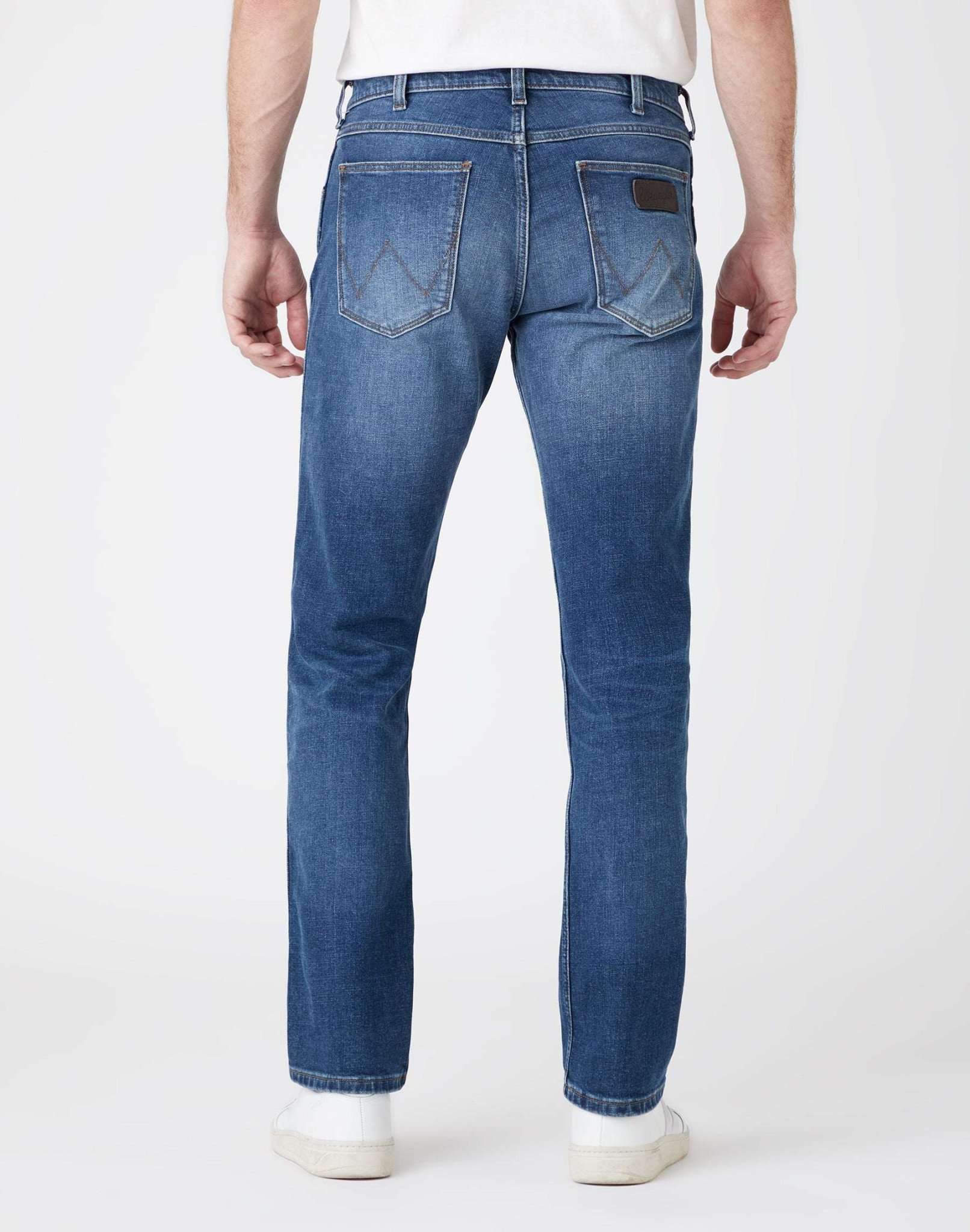 Greensboro Low Stretch in Blue Sweep Jeans Wrangler