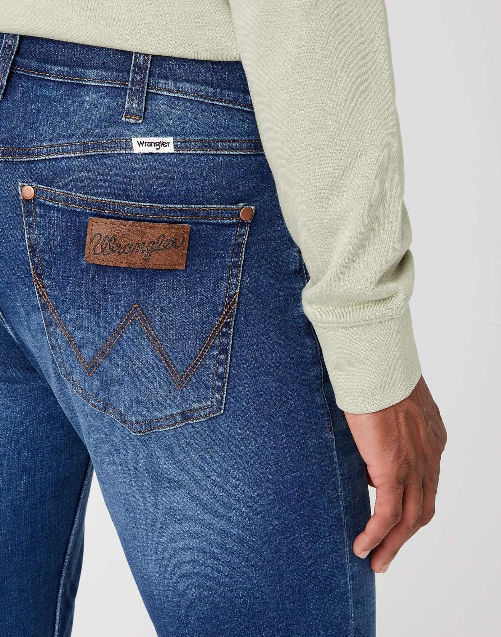 Larston non Stretch in Visual Blue Jeans Wrangler