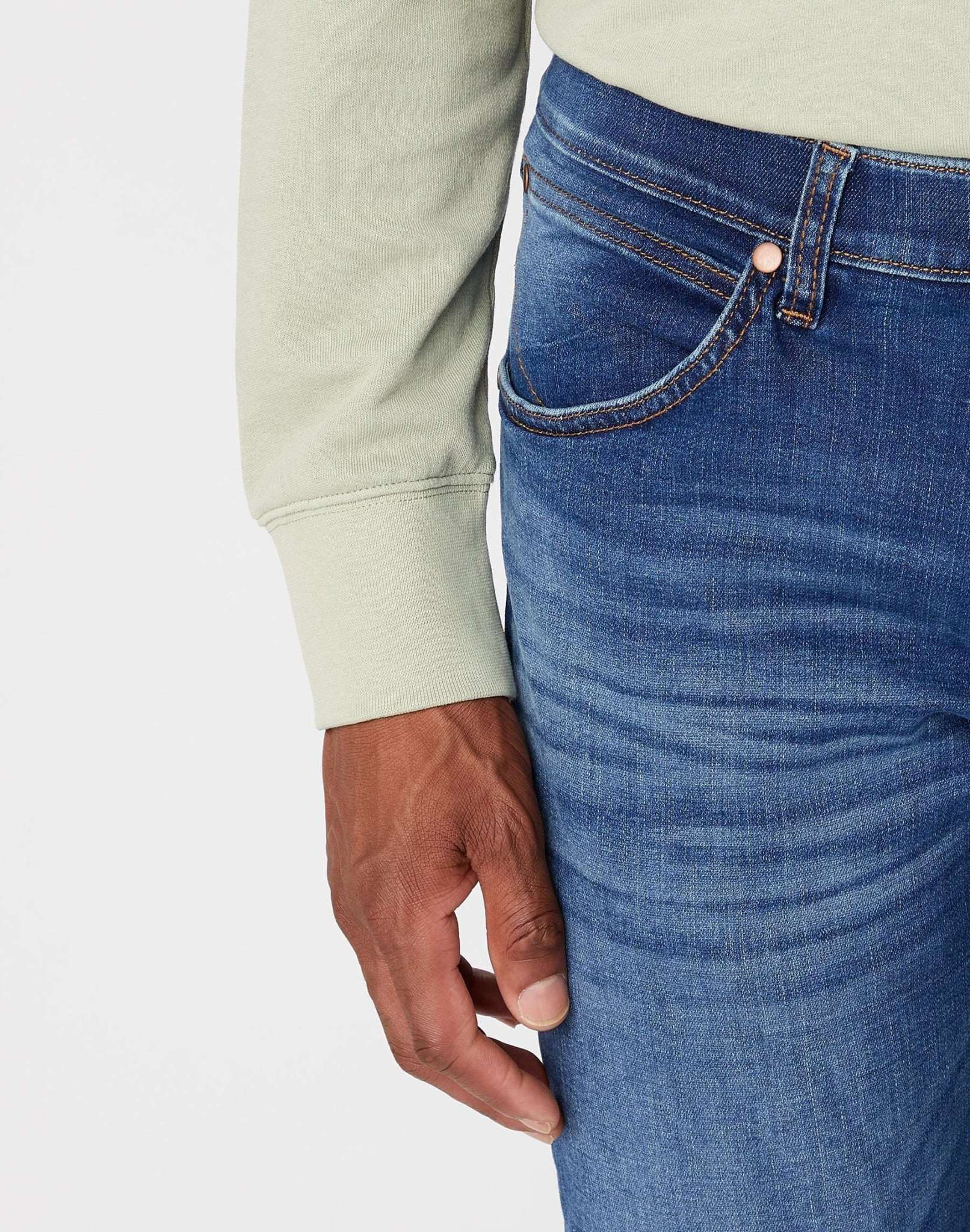 Larston non Stretch in Visual Blue Jeans Wrangler