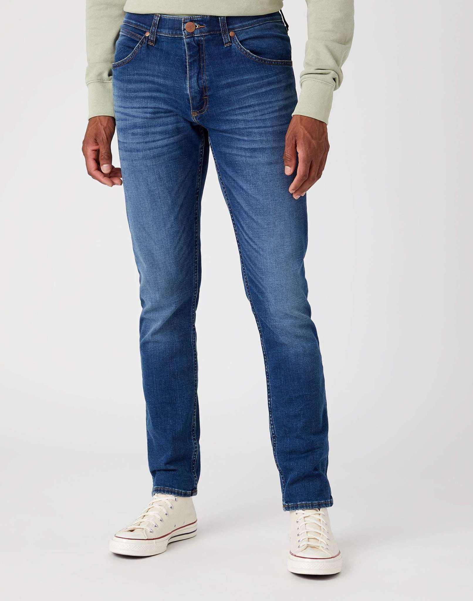 Larston non Stretch in Visual Blue Jeans Wrangler