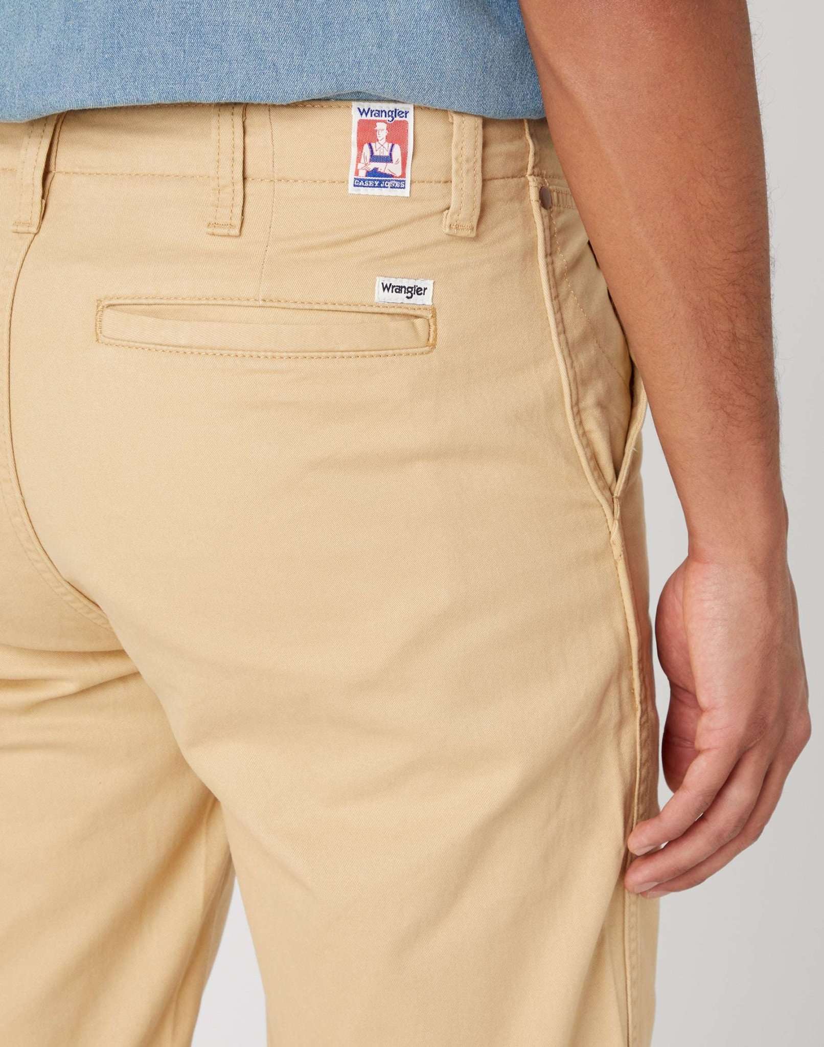 Casey Chino Shorts in Taos Taupe Shorts Wrangler