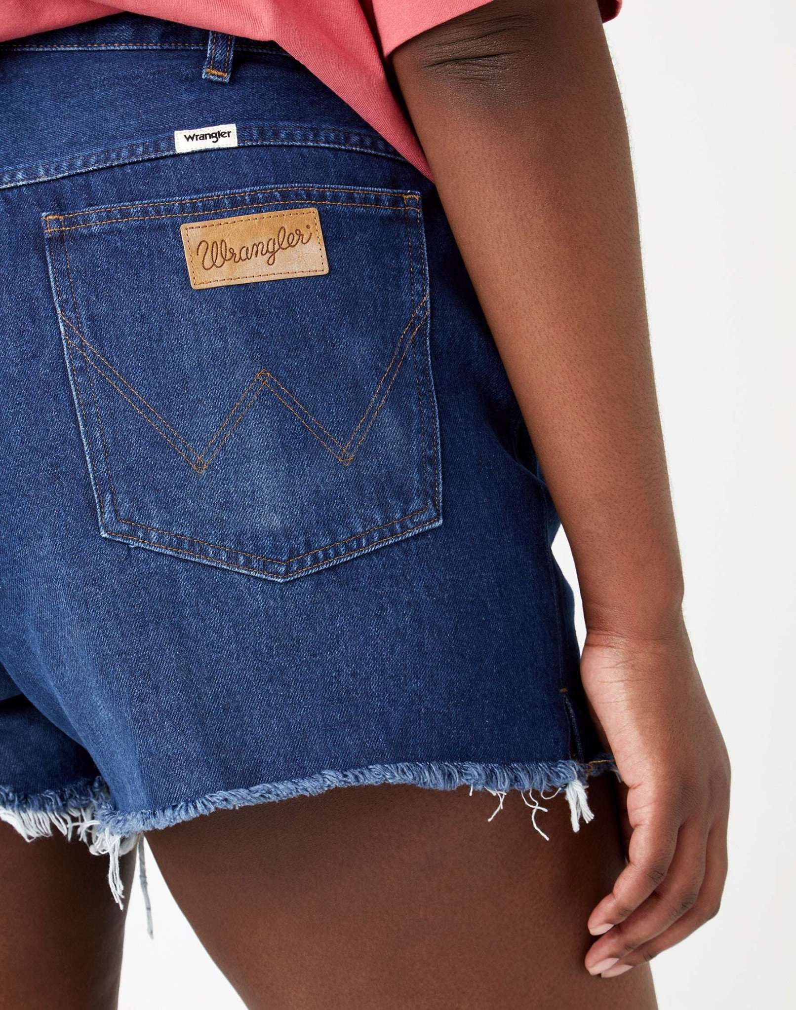 High Rise Festival Shorts in Blue Horizons Jeansshorts Wrangler   