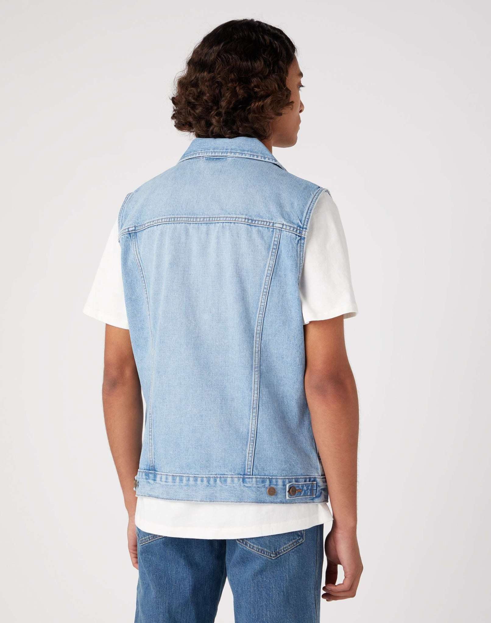 Denim Vest in Blue Sunrise Jacken Wrangler
