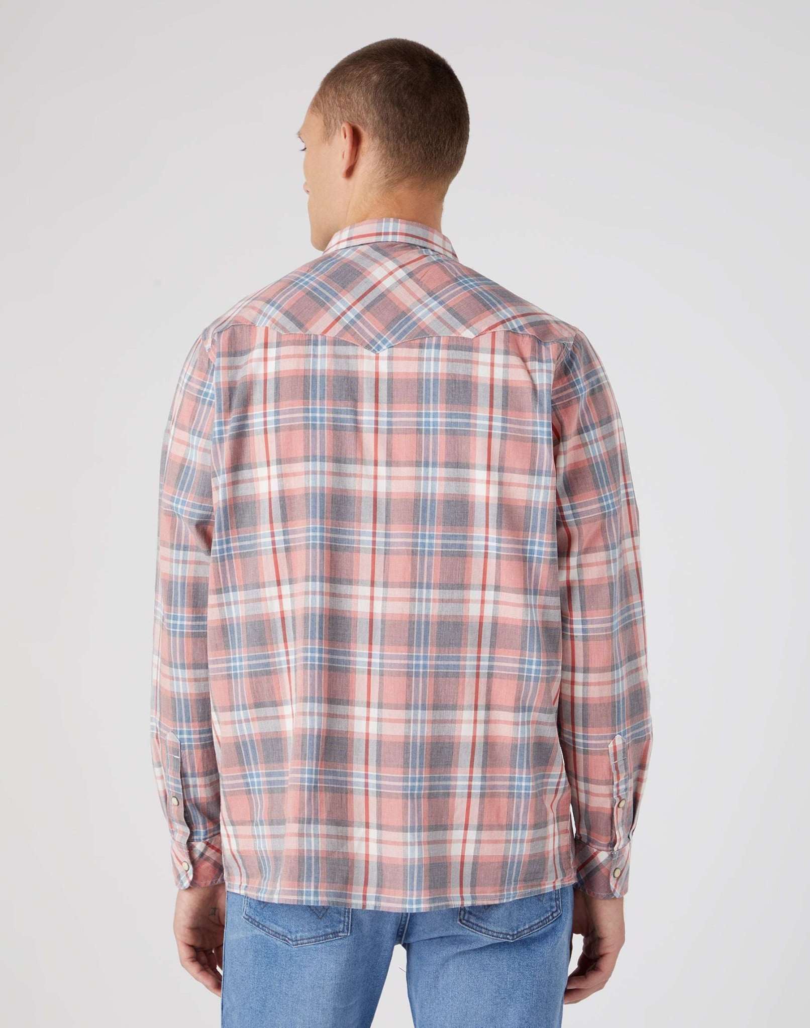 Western Shirt in Faded Rose Hemden Wrangler