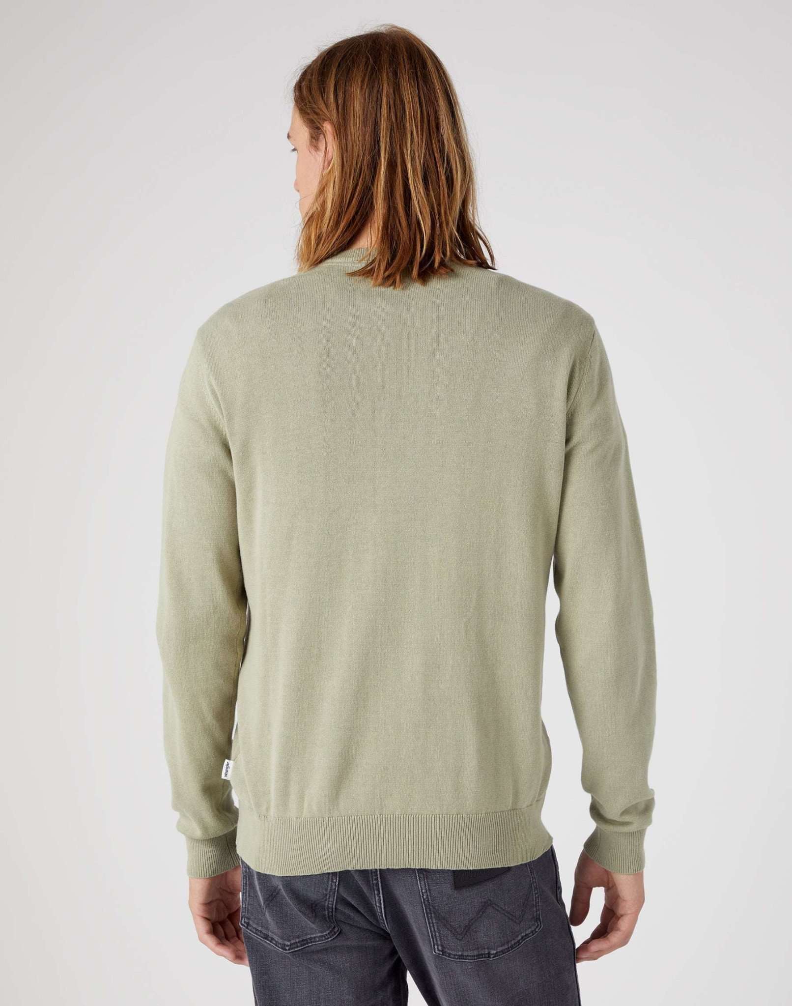 Crewneck Knit in Tea Leaf Pullover Wrangler