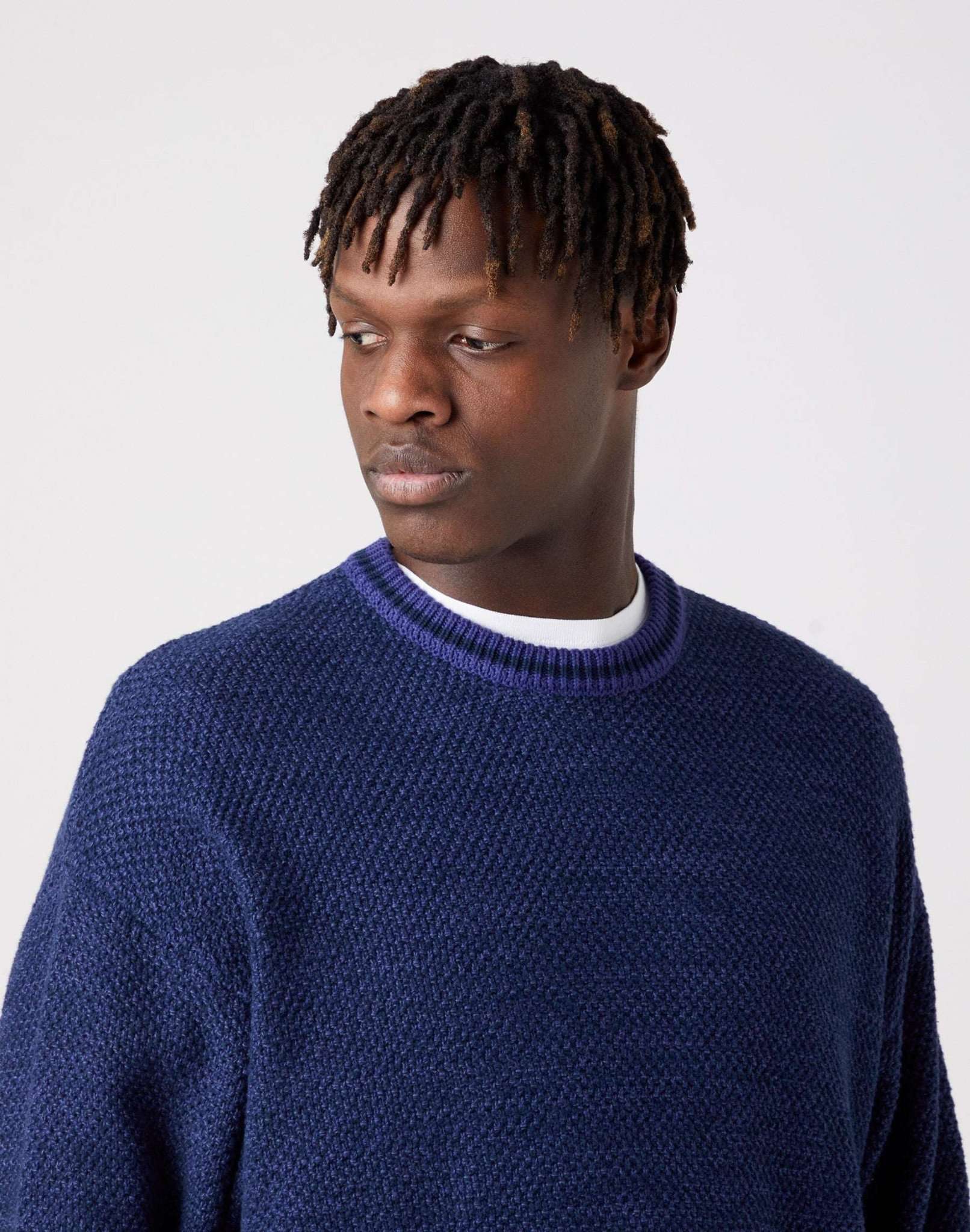 Varsity Knit in Blue Ribbon Pullover Wrangler