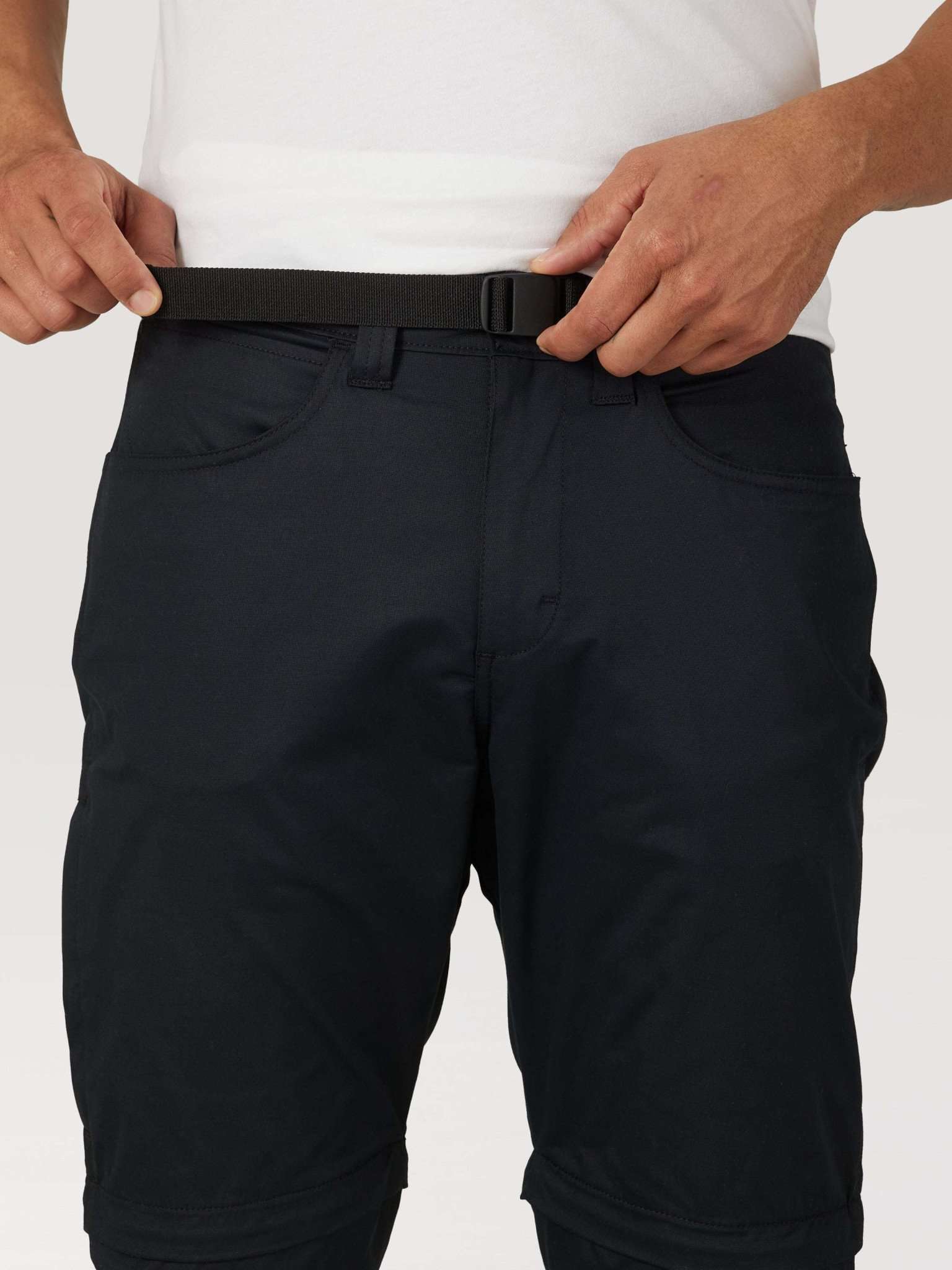 All Terrain Gear Packable Zipoff Cargo in Black Hosen Wrangler