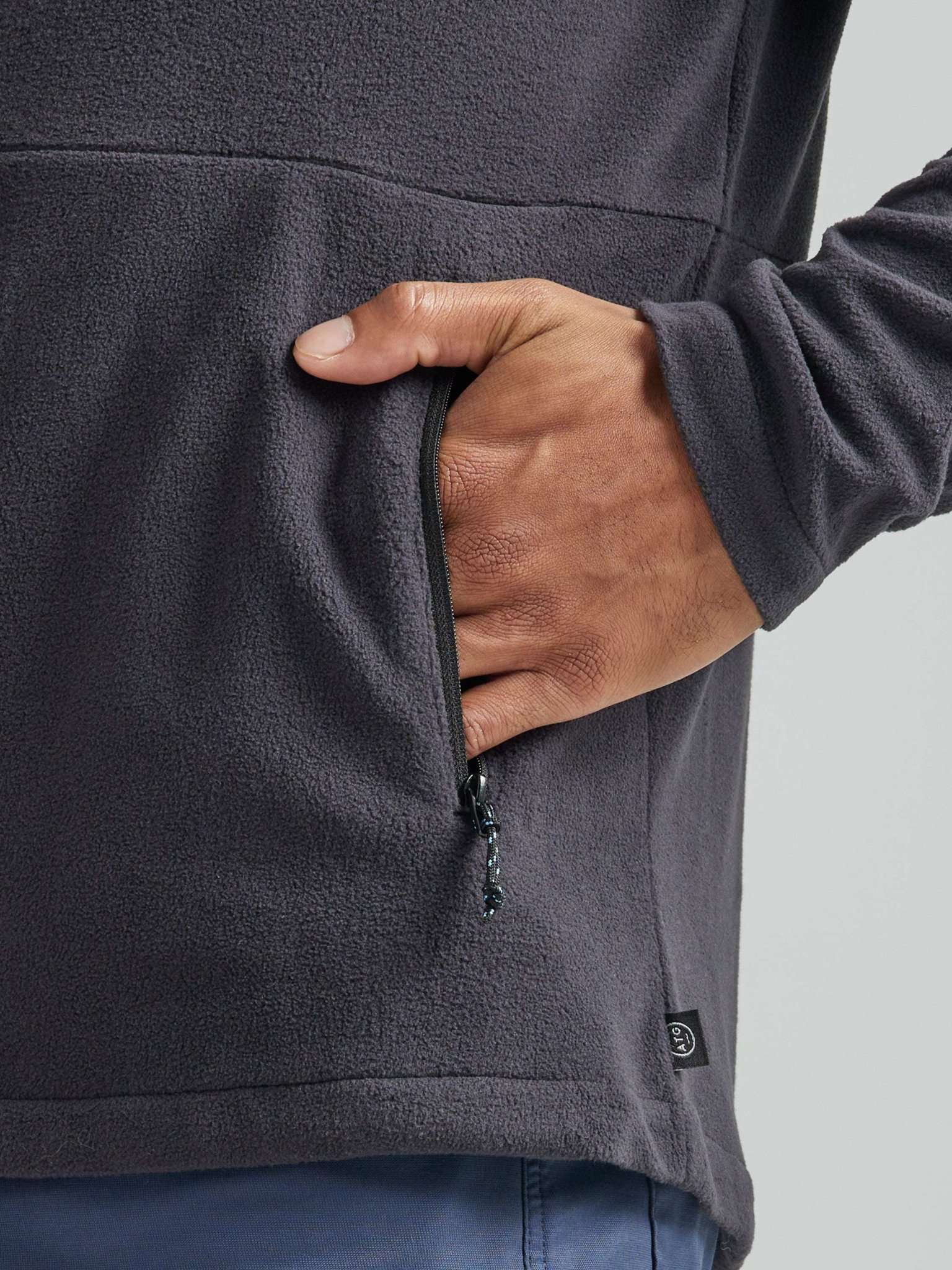 All Terrain Gear Technical Fleece Jacket in Black Jacken Wrangler