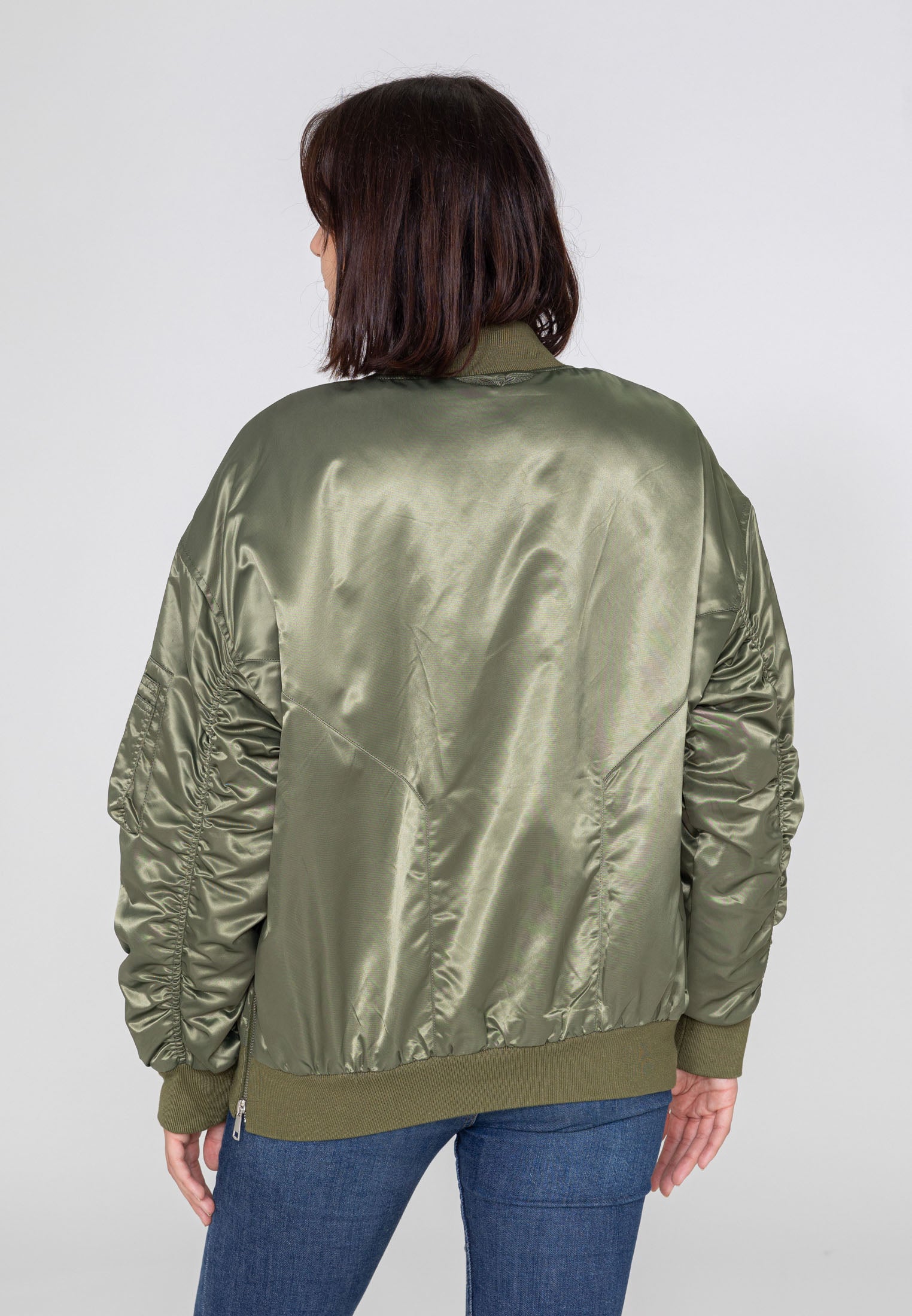 Wavy U Bomberjacke in Kaki Jacken Bombers Original