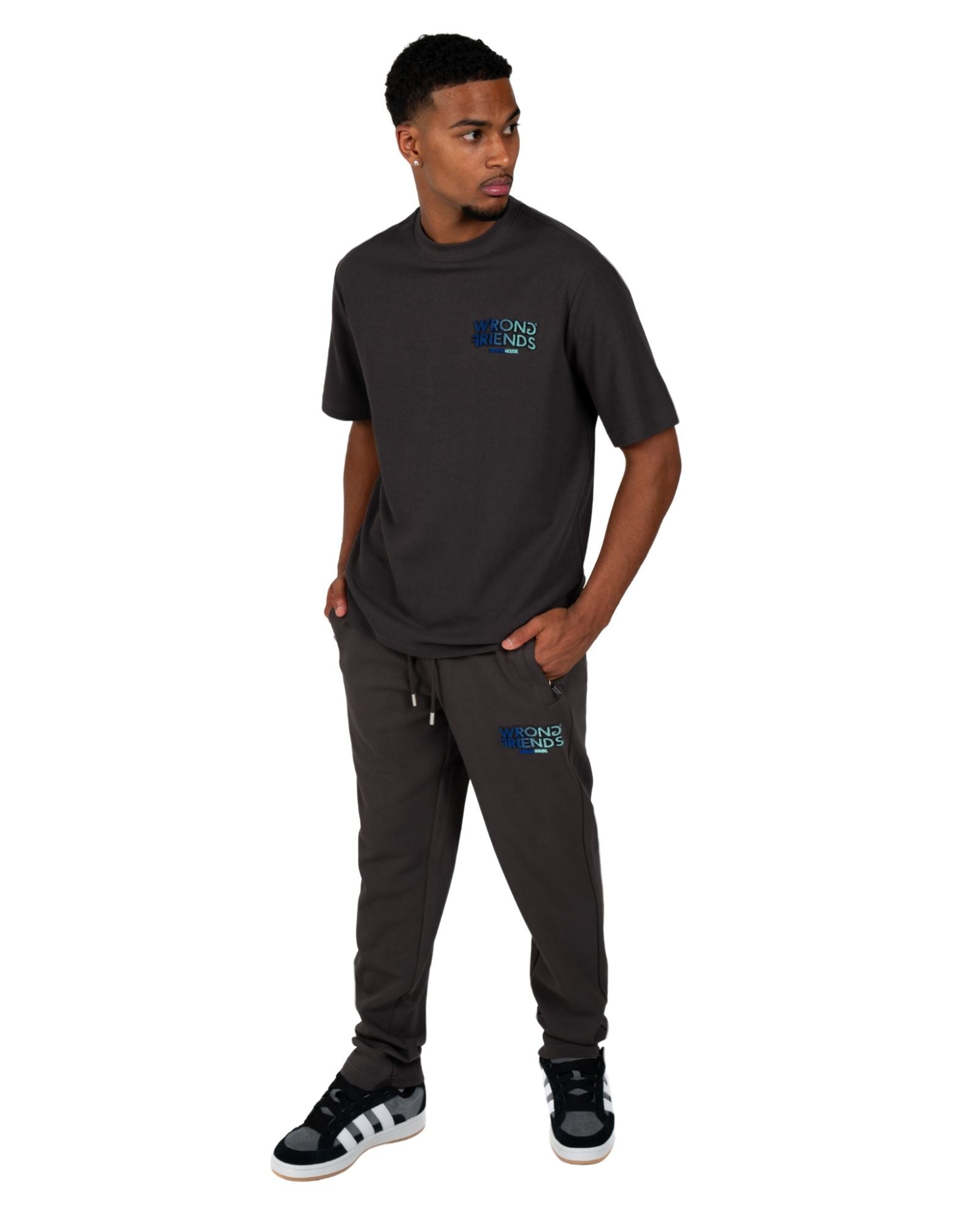 Simi Valley T-Shirt in Grey/Blue T-Shirts Wrong Friends