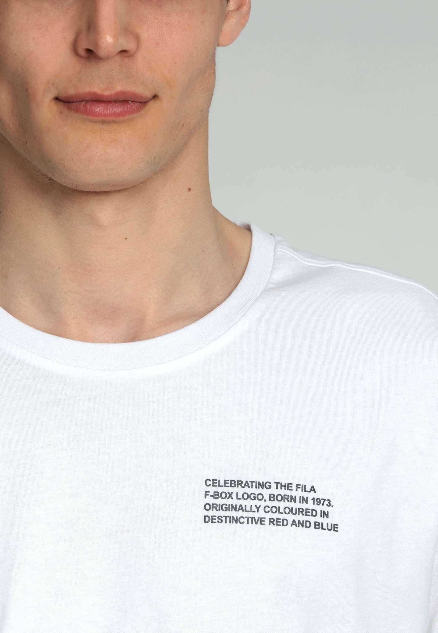 Borne Regular Graphic Tee in Bright White T-Shirts Fila