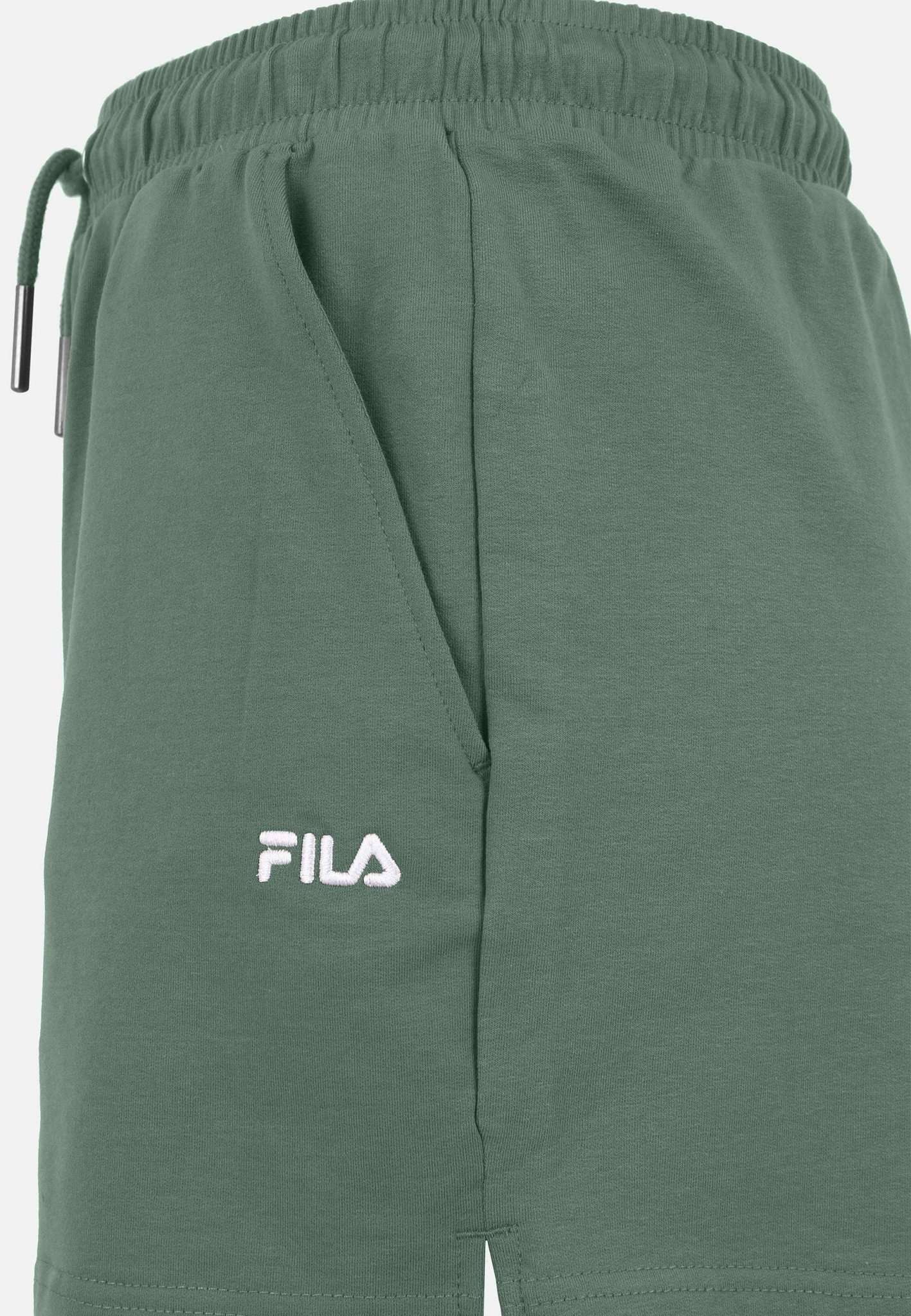 Brandenburg High Waist Shorts in Silt Green Sweatshorts Fila