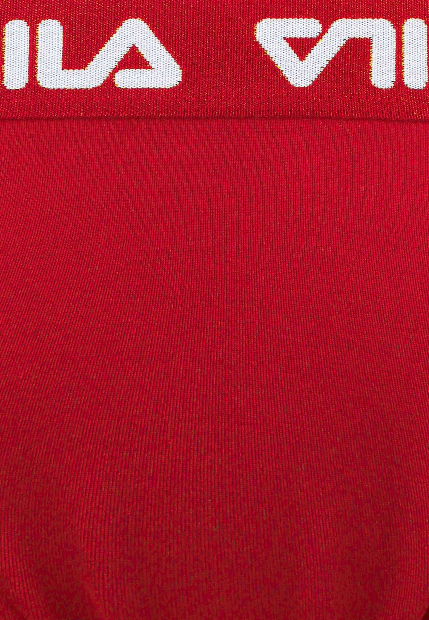 Split Triangle Bikini in True Red Bikini Fila