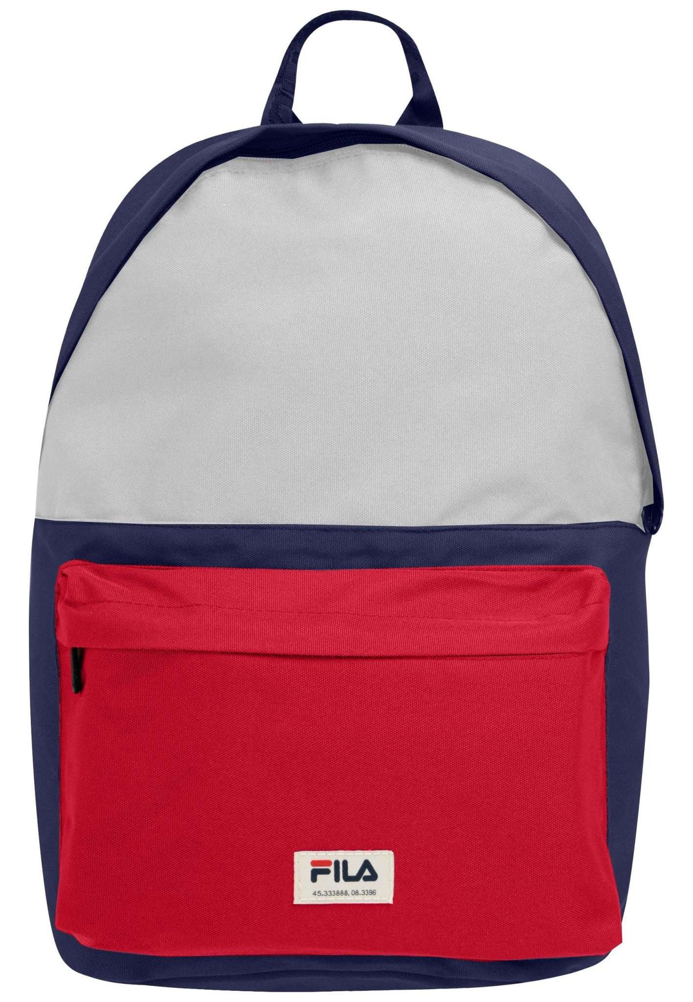 Boma Badge Backpack S’Cool Two in Medieval Blue-Bright White-True Red Rucksäcke Fila