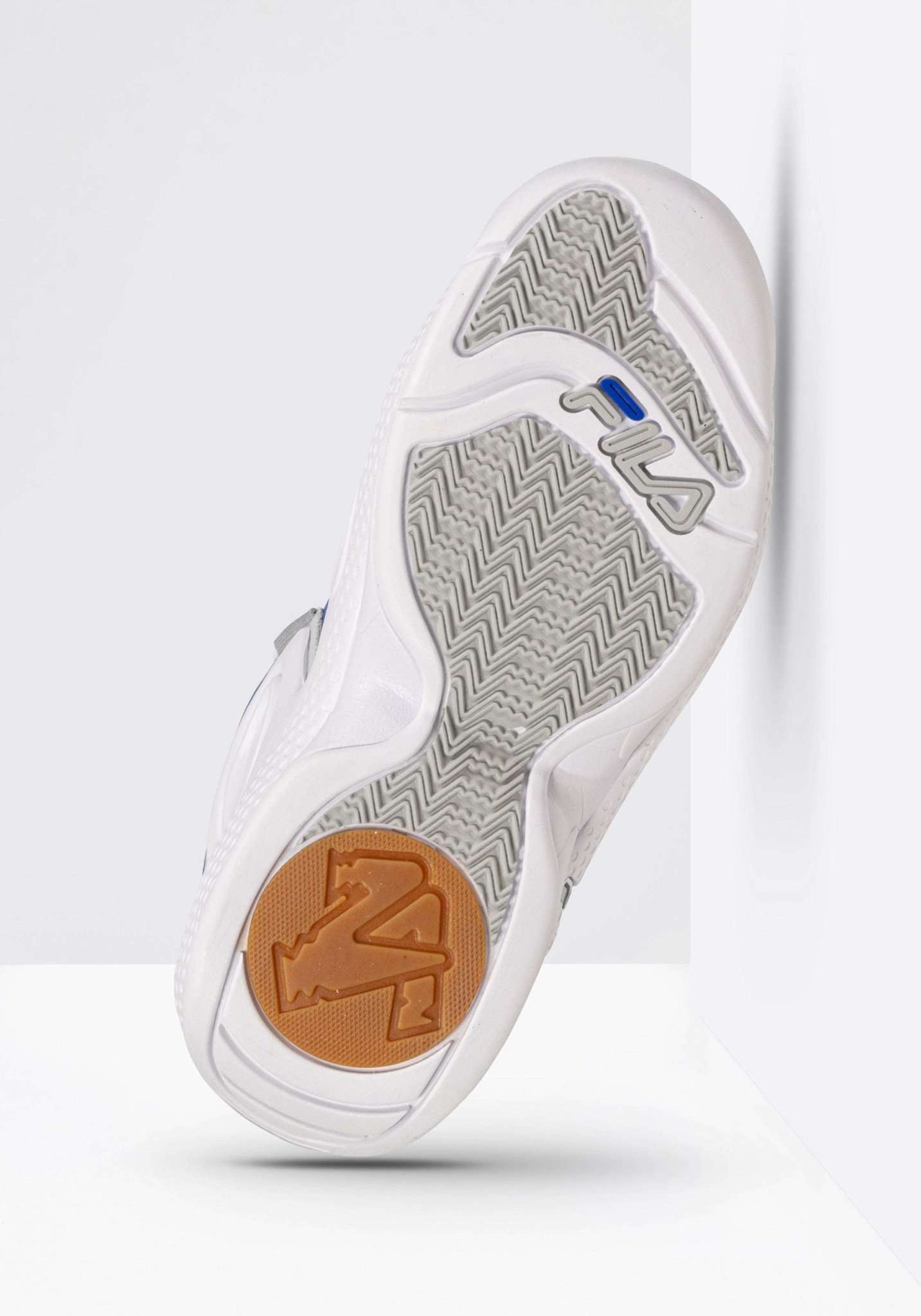 Grant Hill 3 Mid in White-Lapis Blue Basketballschuhe Fila