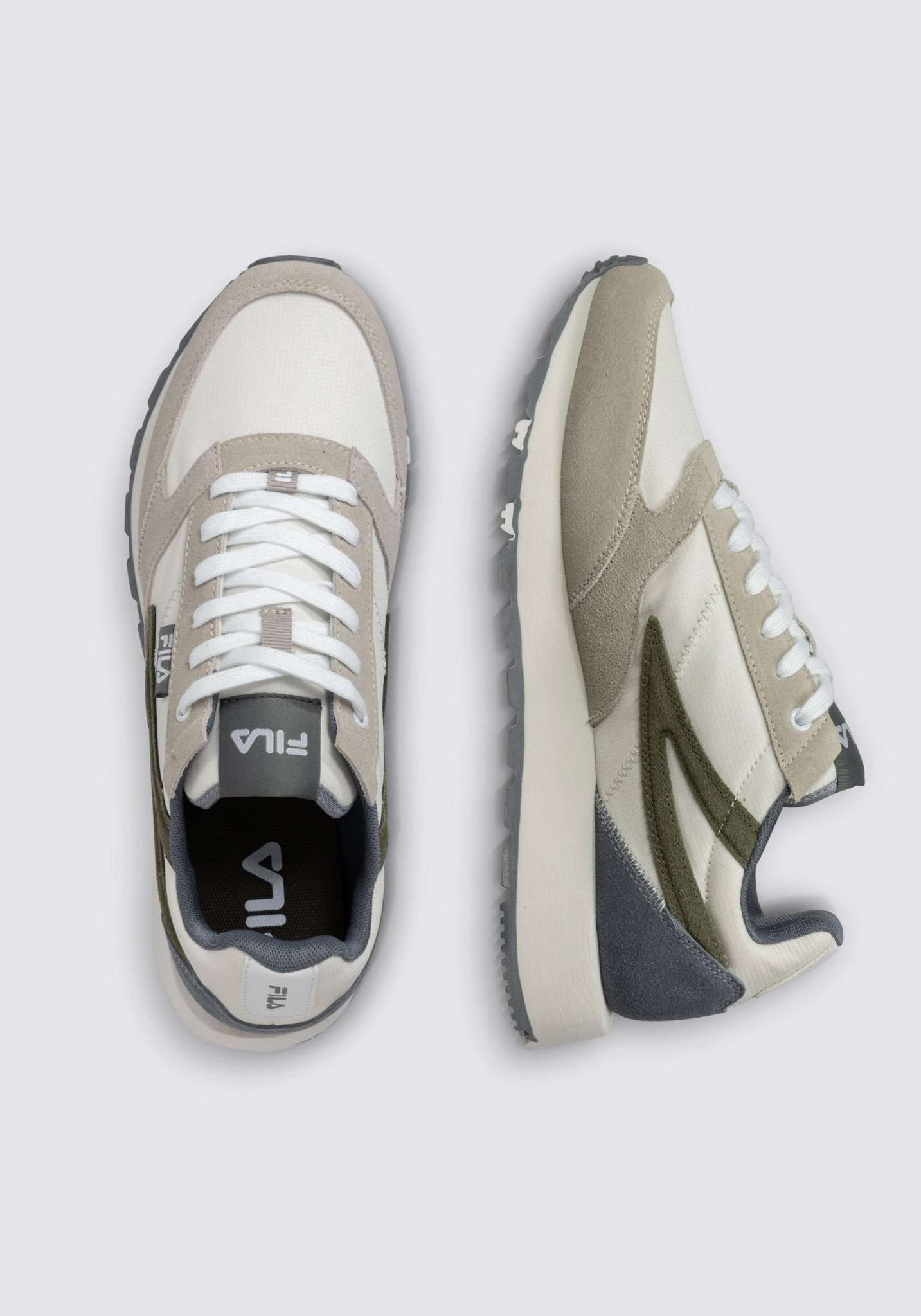 Run Formation in Turtledove Sneakers Fila