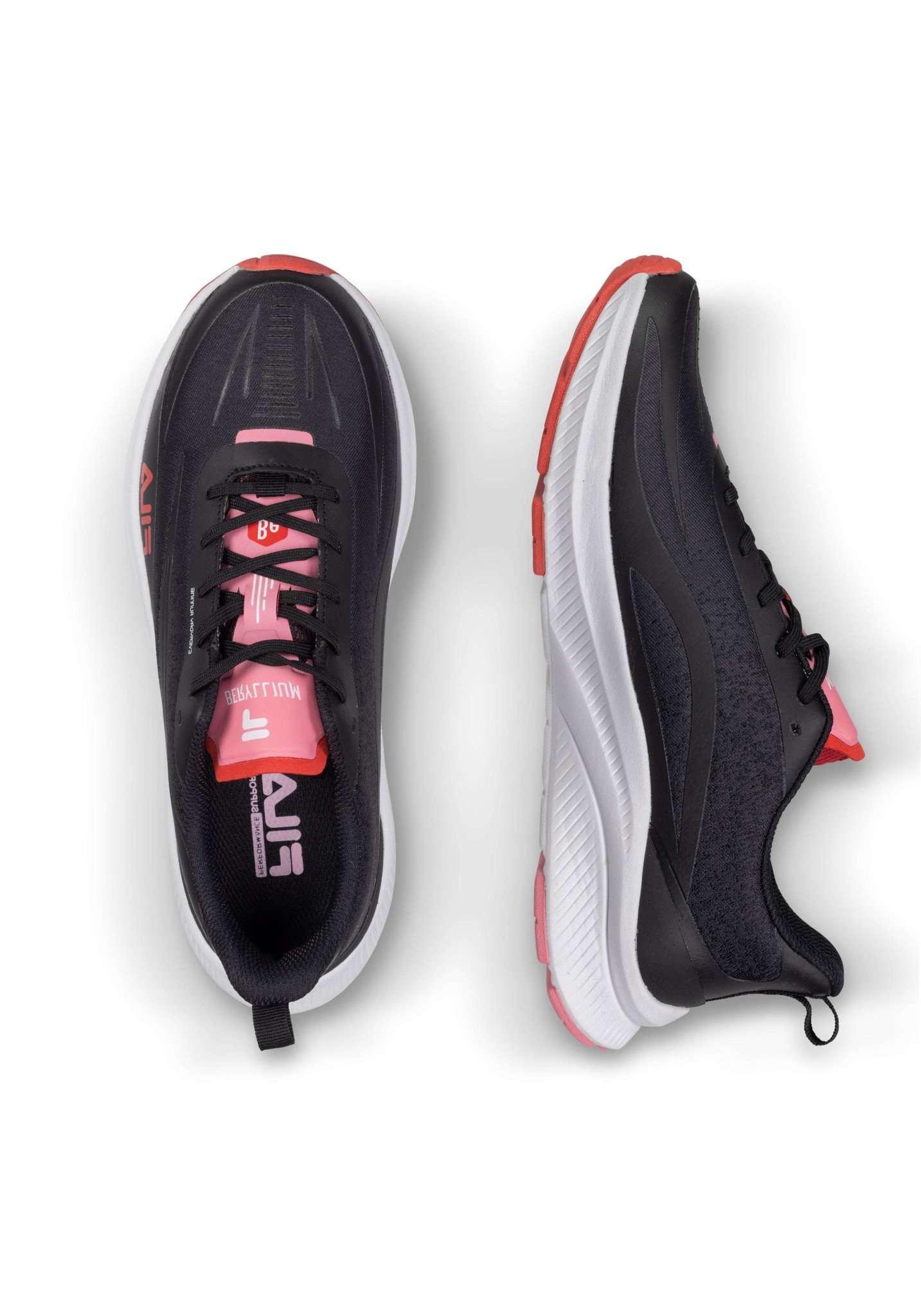 Beryllium Wmn in Black-Fiery Red Laufschuhe Fila