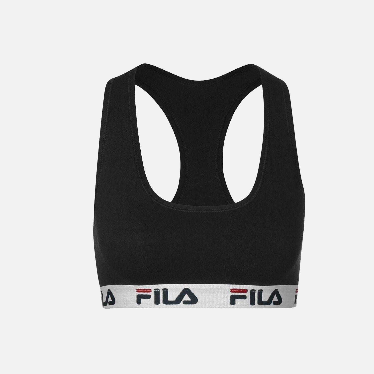 Bra Elastic With Logo Black Sport-BH Fila