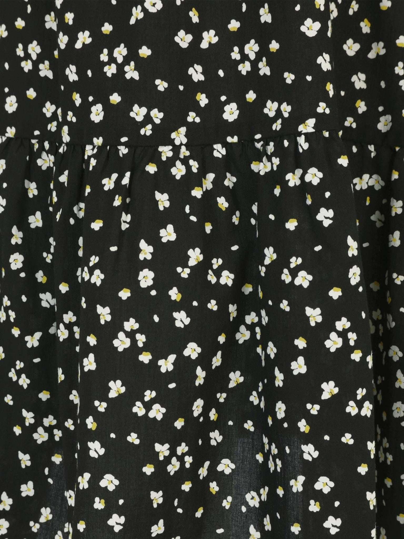 Azov Aop Short Strap Dress in Black Beauty Flower AOP Kleider Tamaris