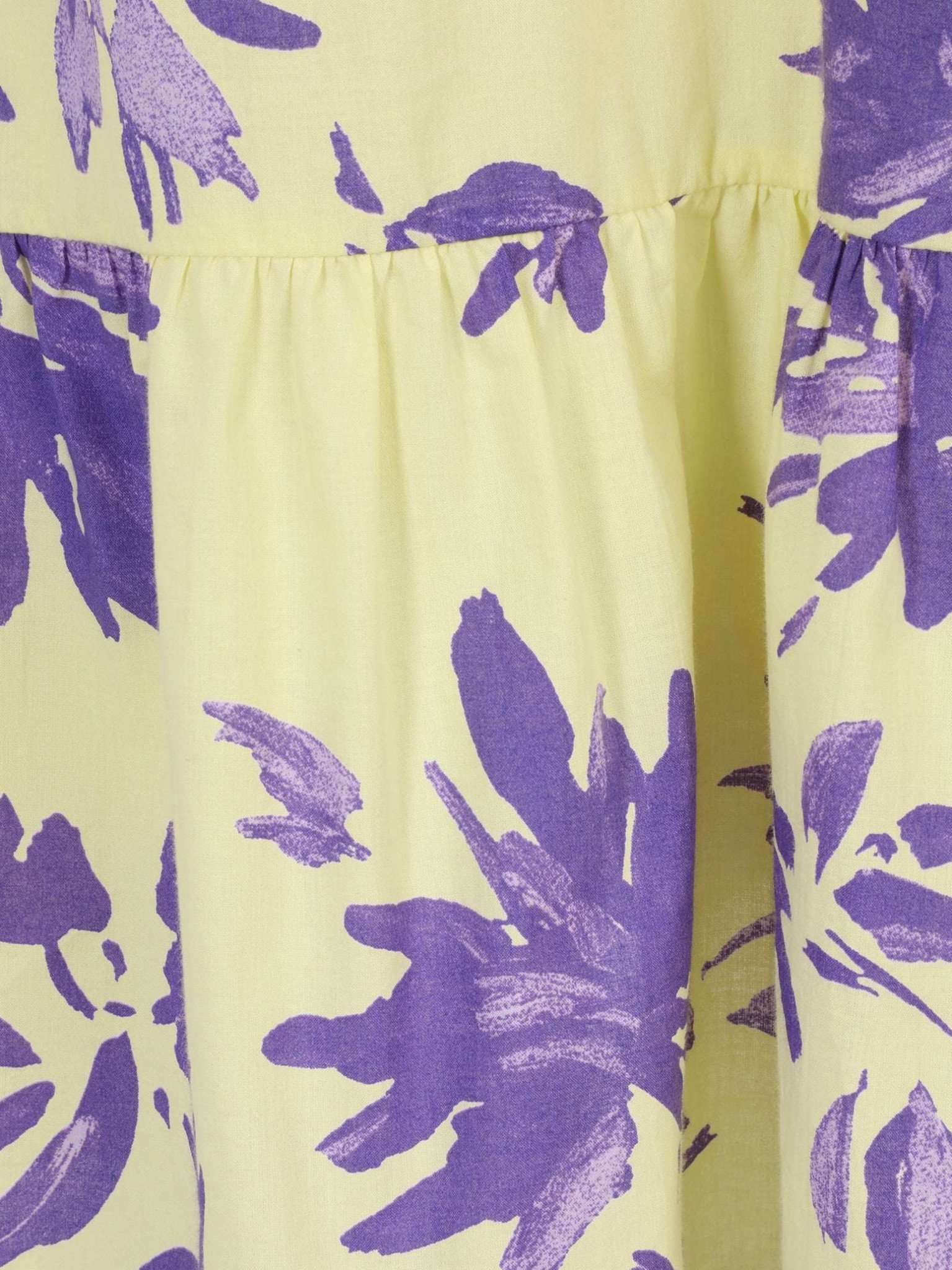 Azov Aop Short Strap Dress in Limelight Flower AOP Kleider Tamaris