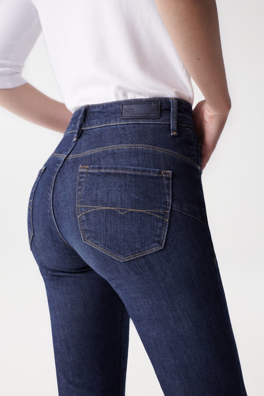 Glamour Flare Push-In in Dark Wash Jeans Salsa Jeans
