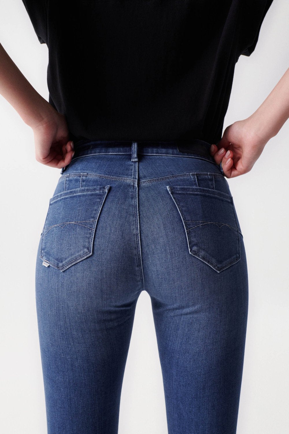 Destiny Skinny Push-Up in Medium Wash Jeans Salsa Jeans   