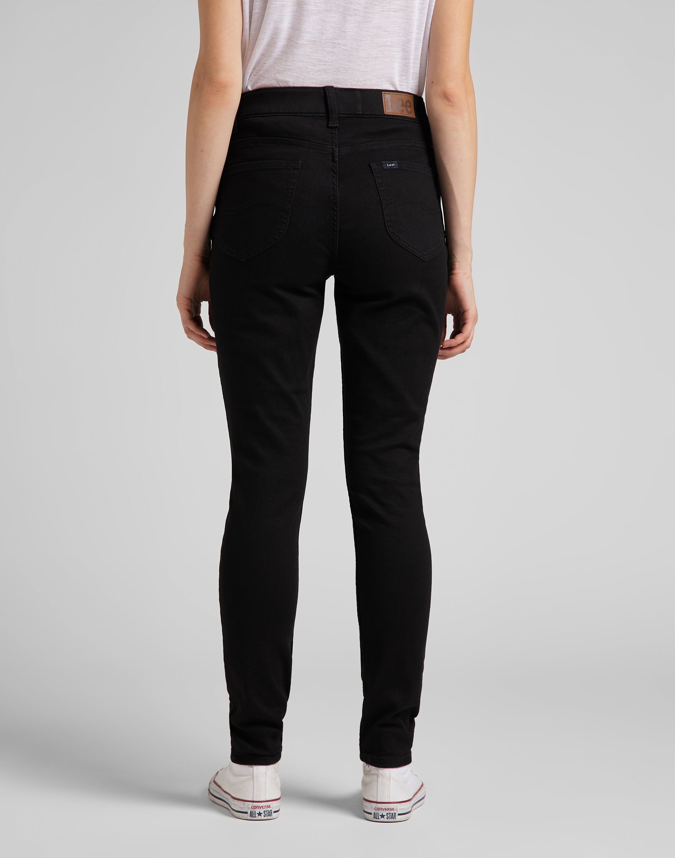 Comfort Skinny in Black Jeans Lee   