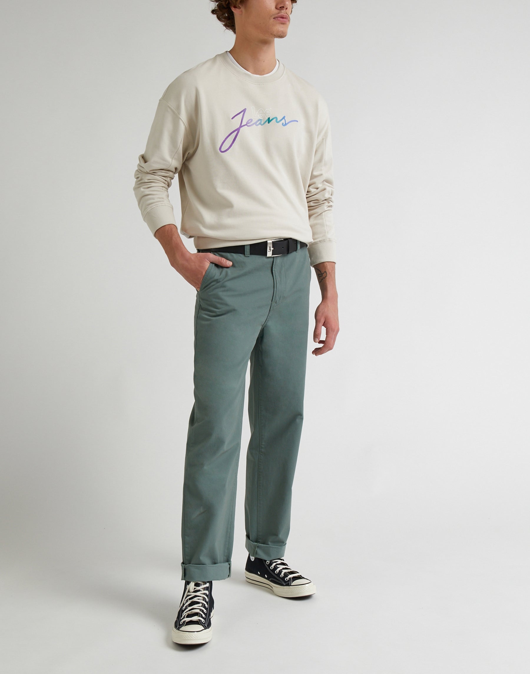 Relaxed Chino in Fort Green Hosen Lee