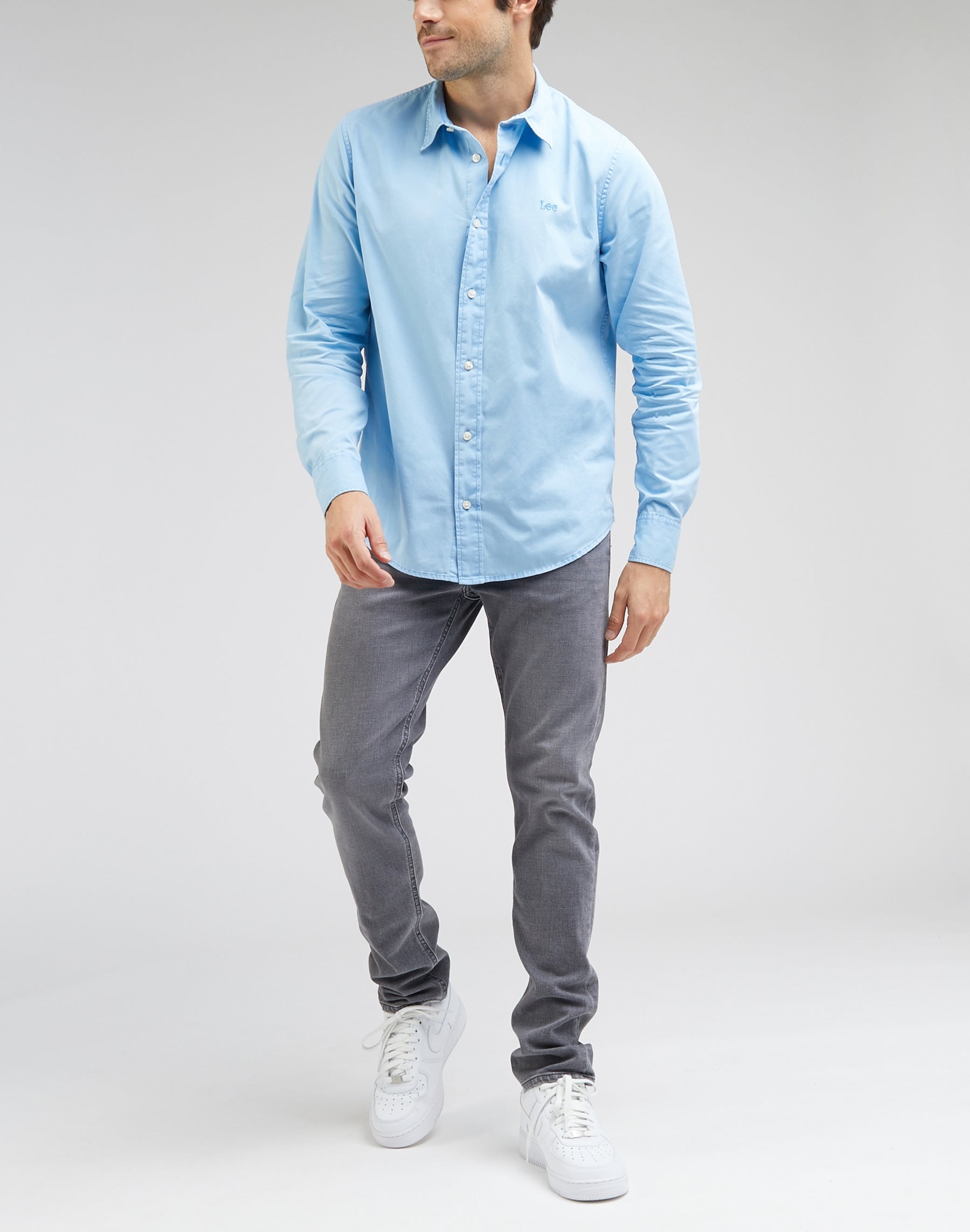 Luke Low Stretch in Greys End Jeans Lee