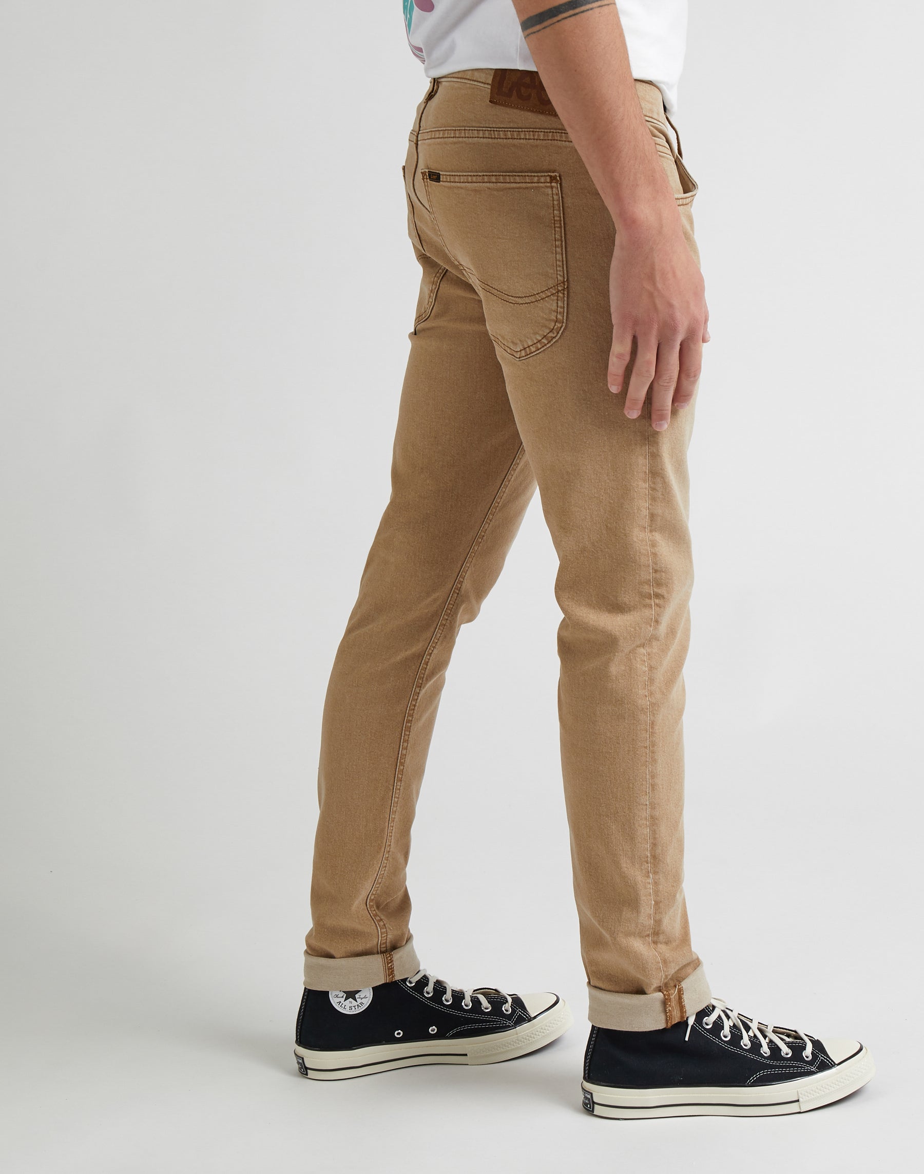 Luke Low Stretch in Chestnut Light Hosen Lee