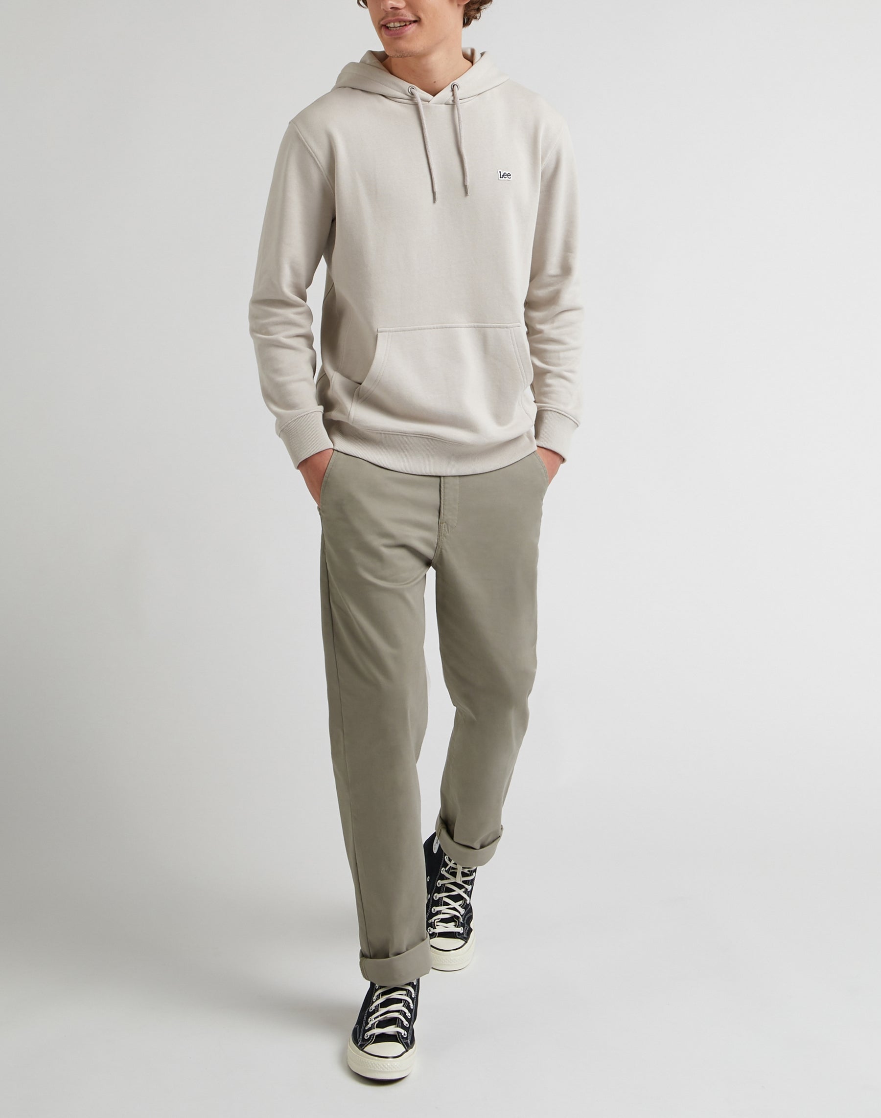 Regular Chino in Mushroom Hosen Lee