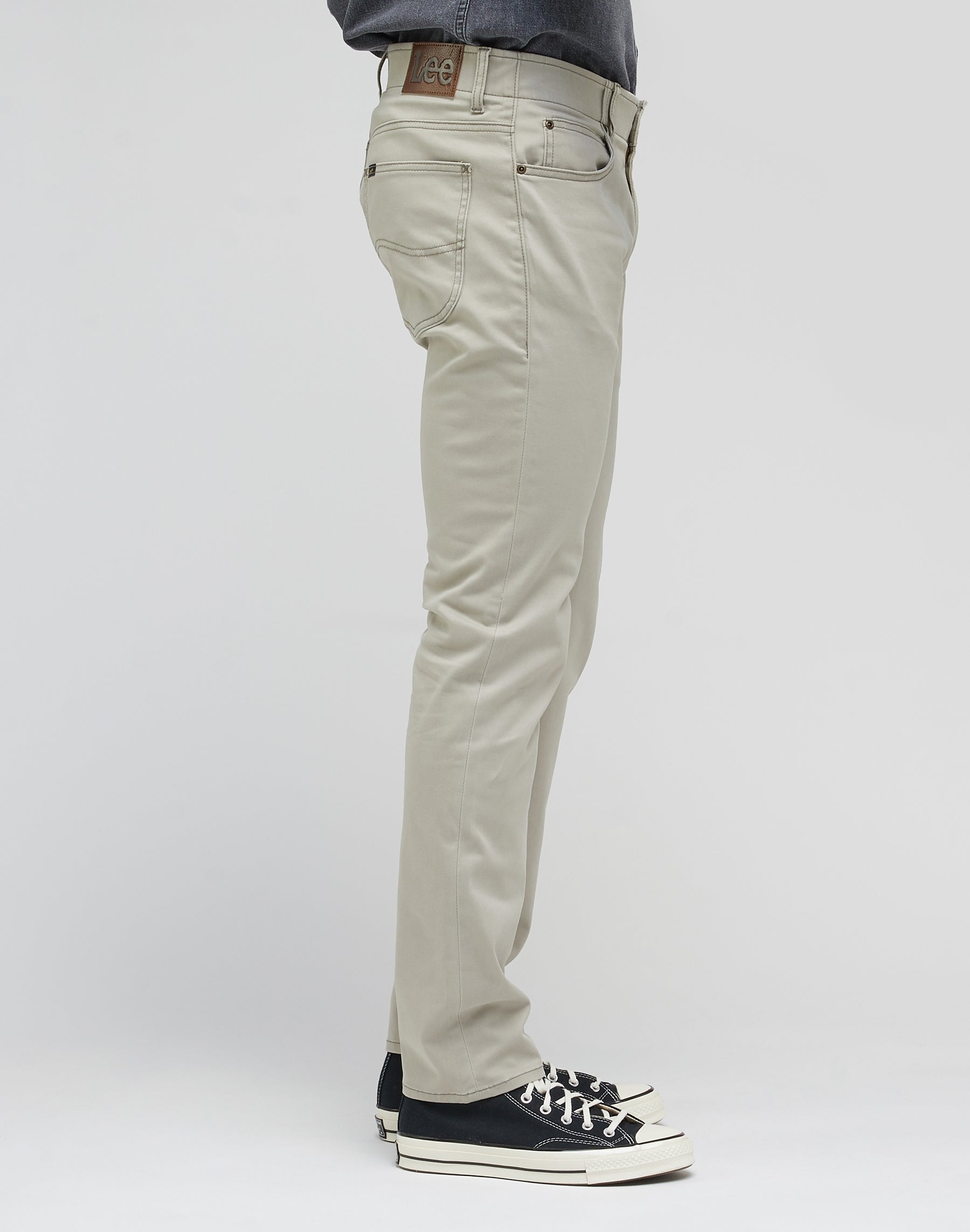Slim Fit MVP in Mushroom Hosen Lee