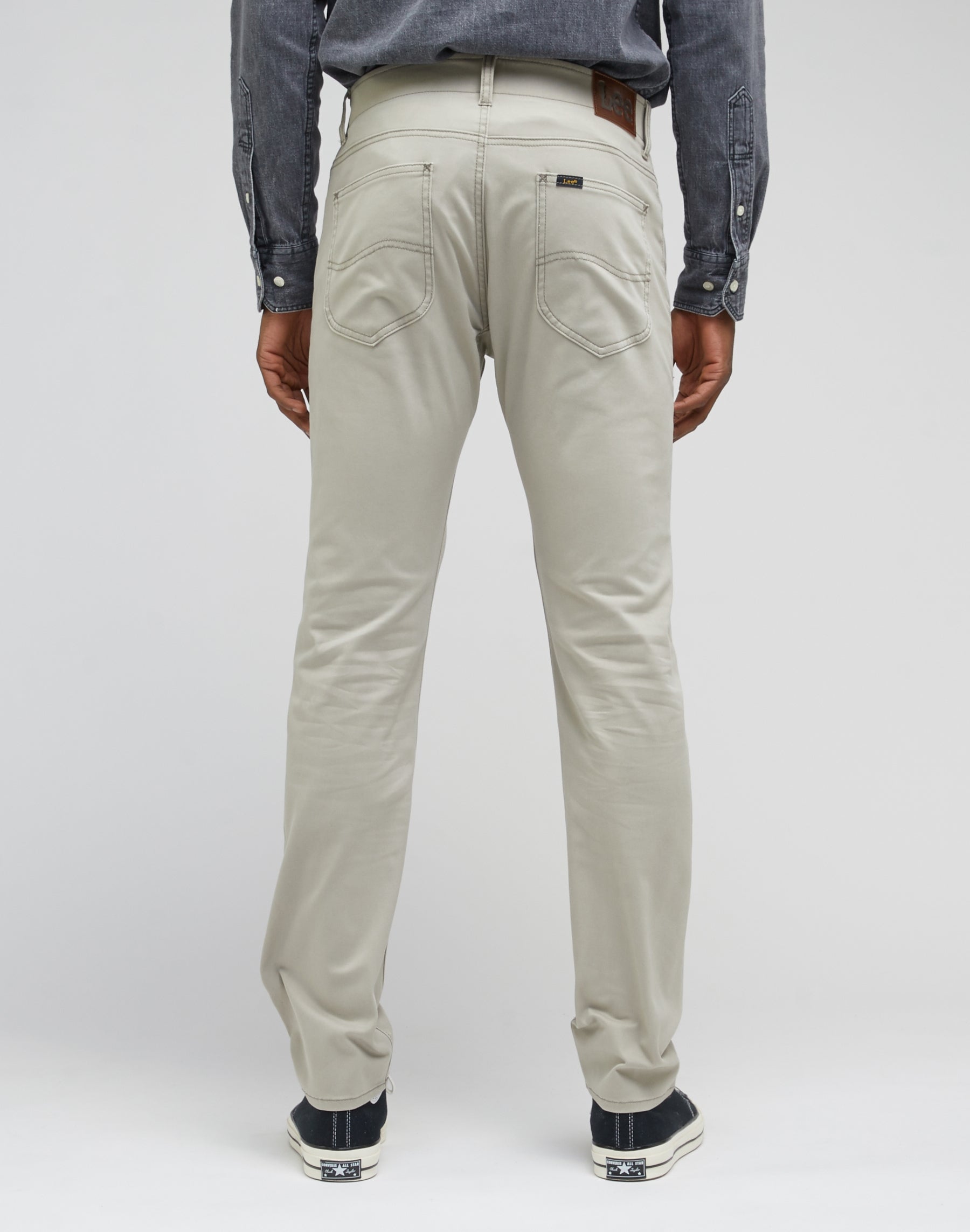 Slim Fit MVP in Mushroom Hosen Lee