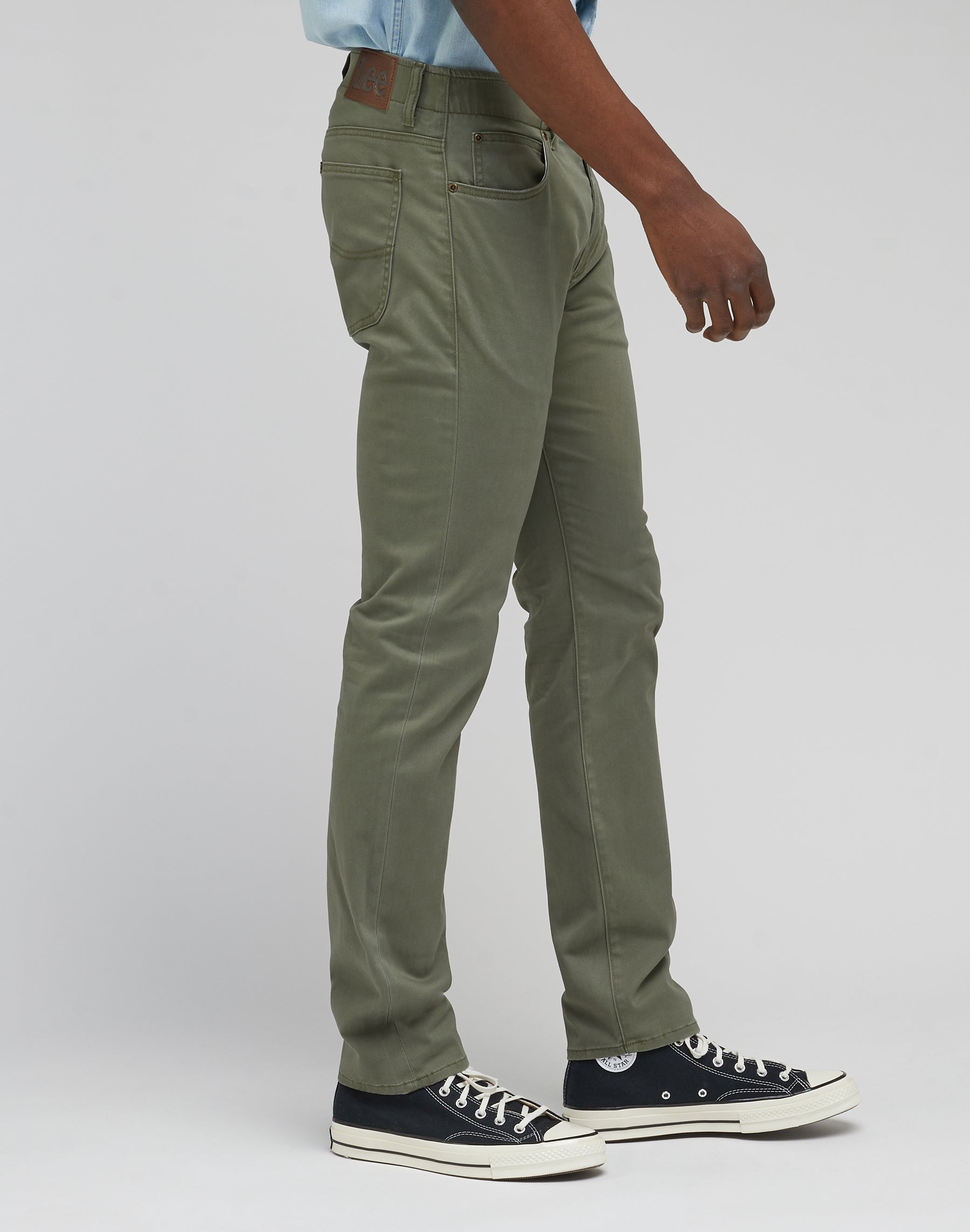 Slim Fit MVP in Muted Olive Hosen Lee