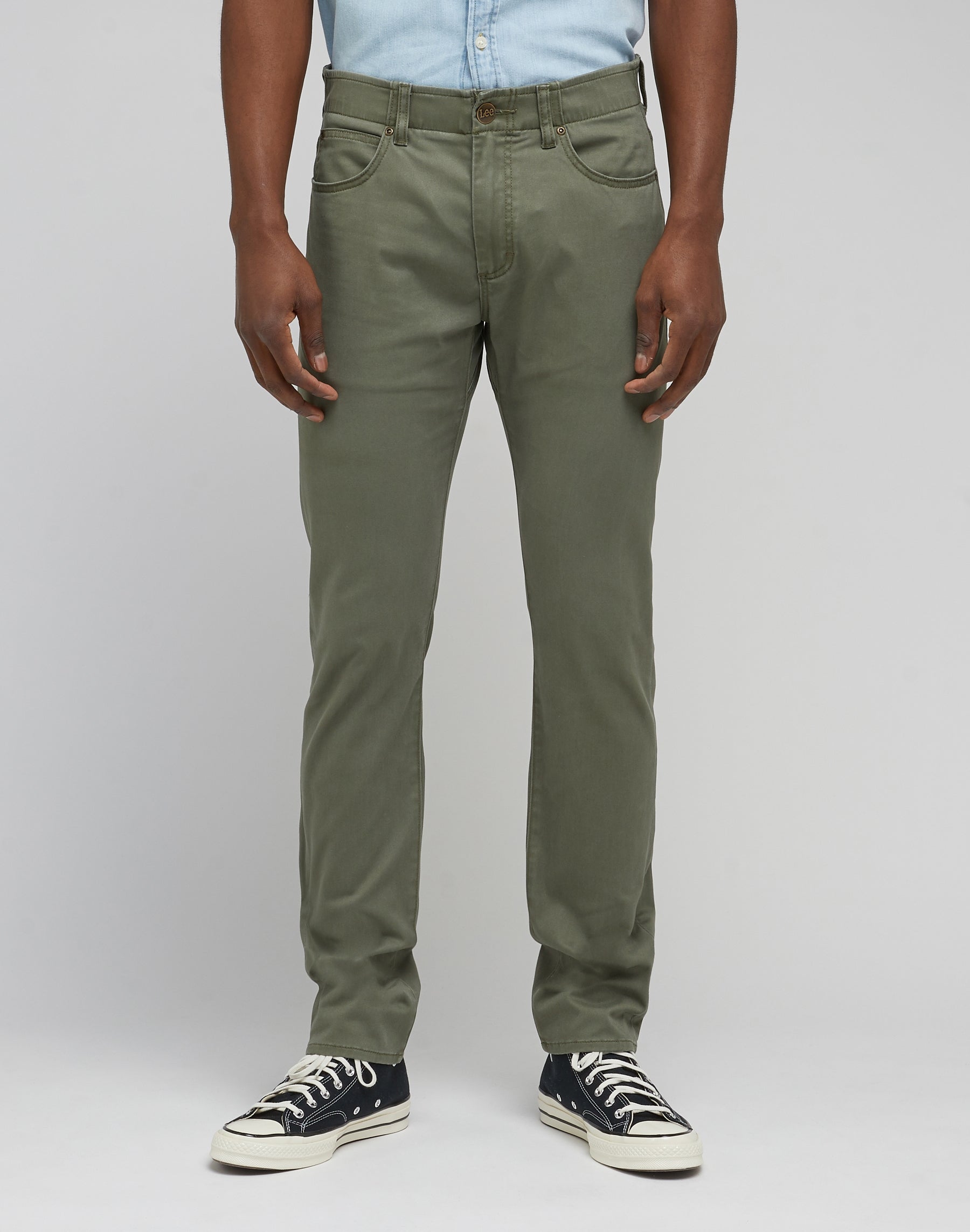 Slim Fit MVP in Muted Olive Hosen Lee