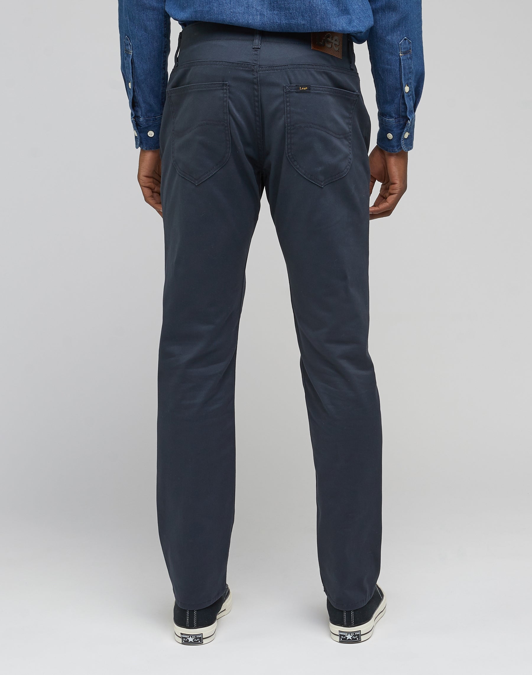 Straight Fit Mvp in Navy Hosen Lee