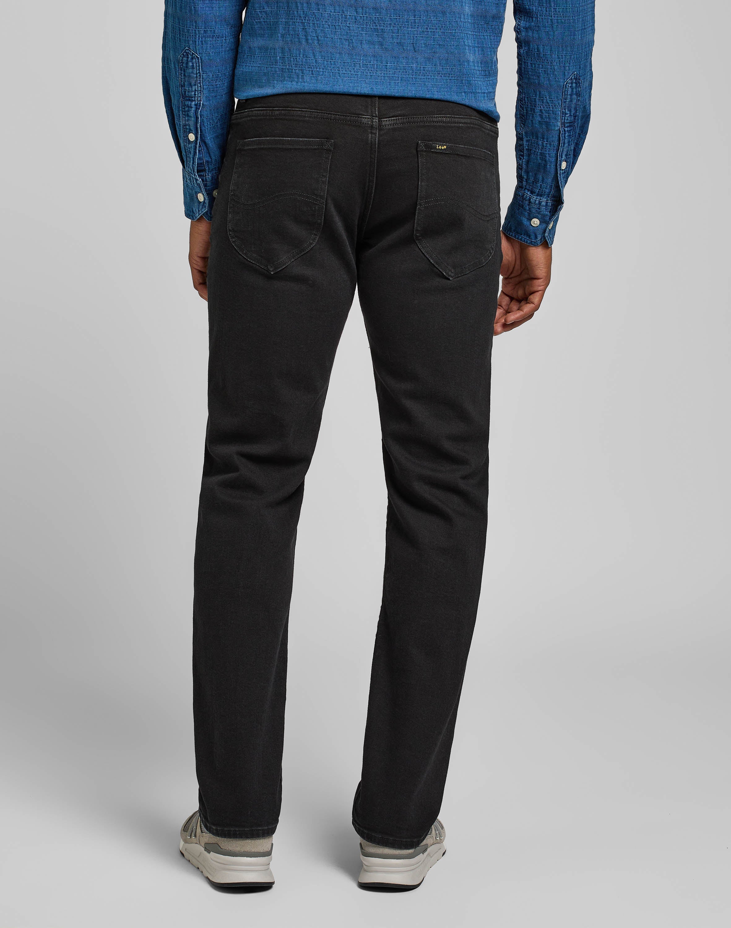 Straight Fit MVP in Black Jeans Lee