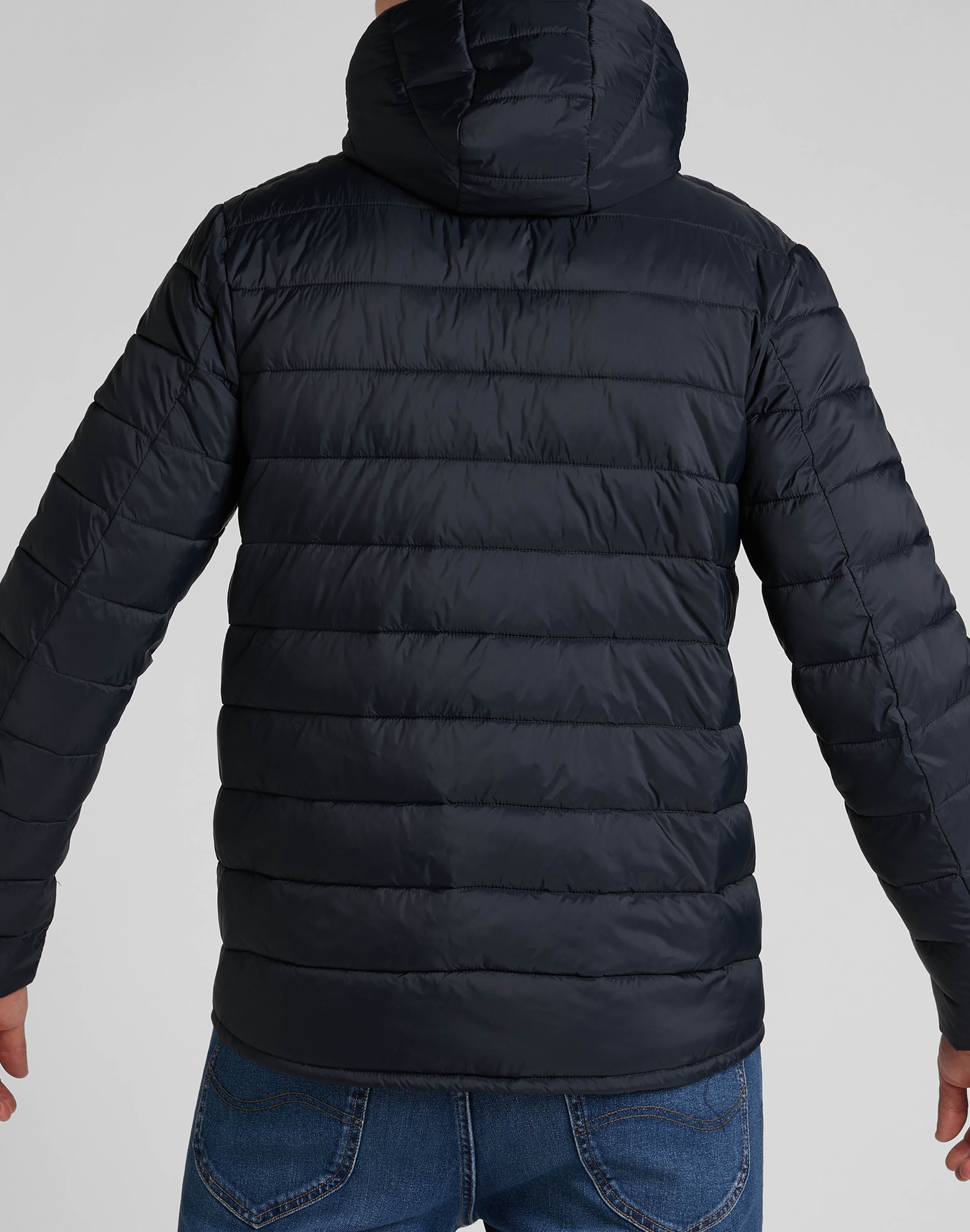 Light Puffer Jacket in Black Jacken Lee