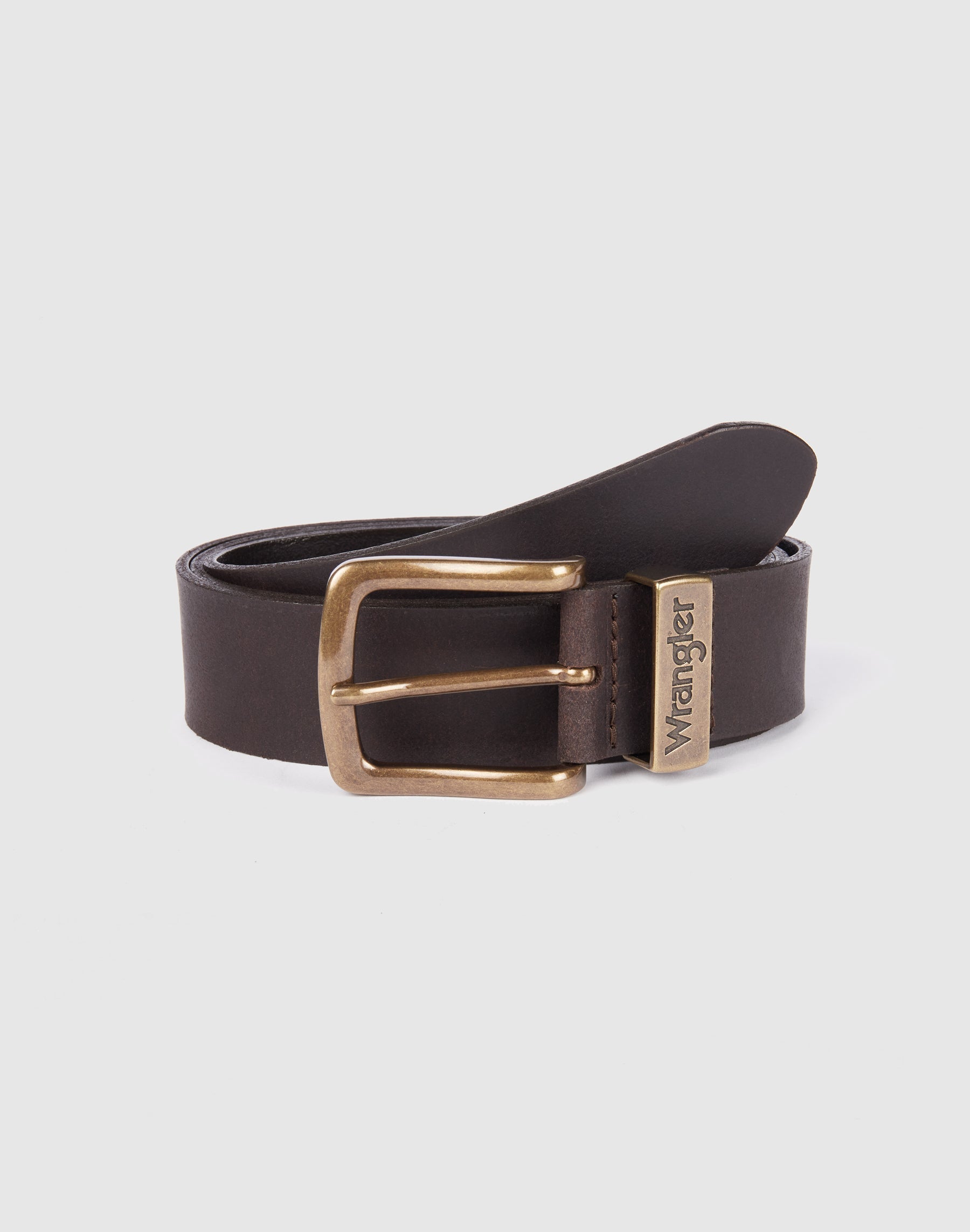 Metal Loop Belt in Brown Gürtel Wrangler