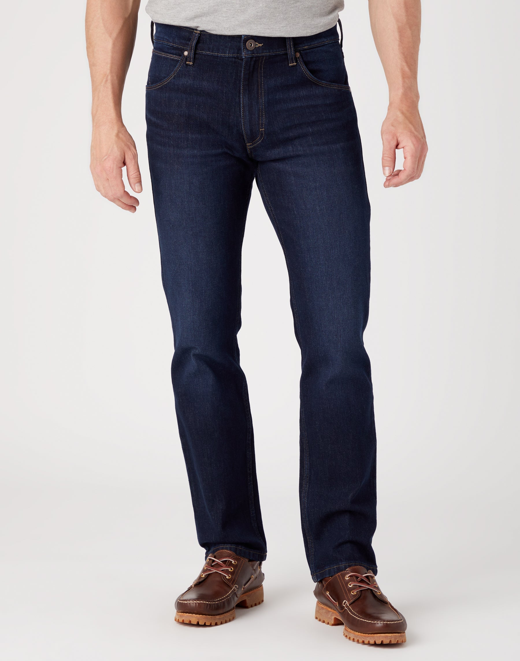 Regular Low Stretch in Used Blue Jeans Wrangler   