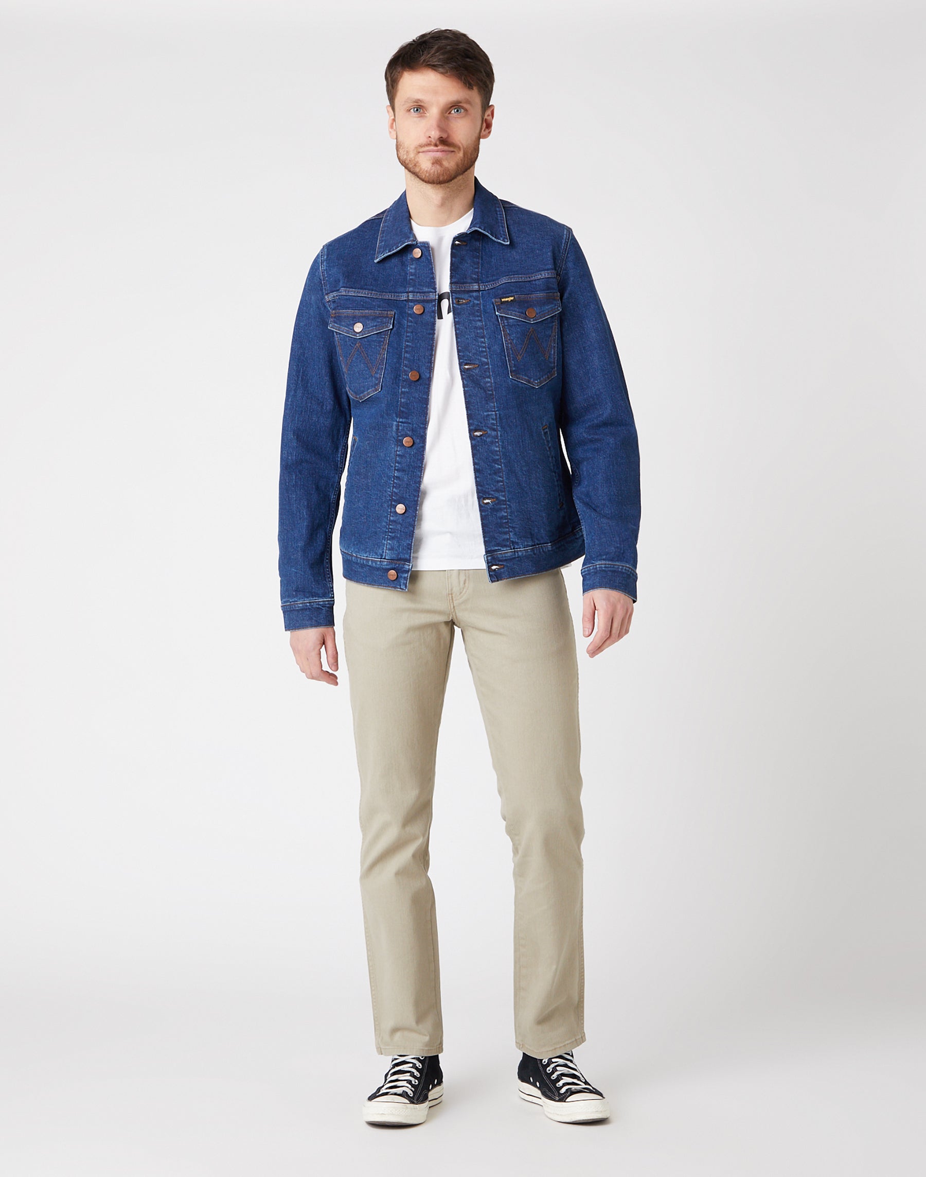 Regular Fit Low Stretch in Camel Hosen Wrangler