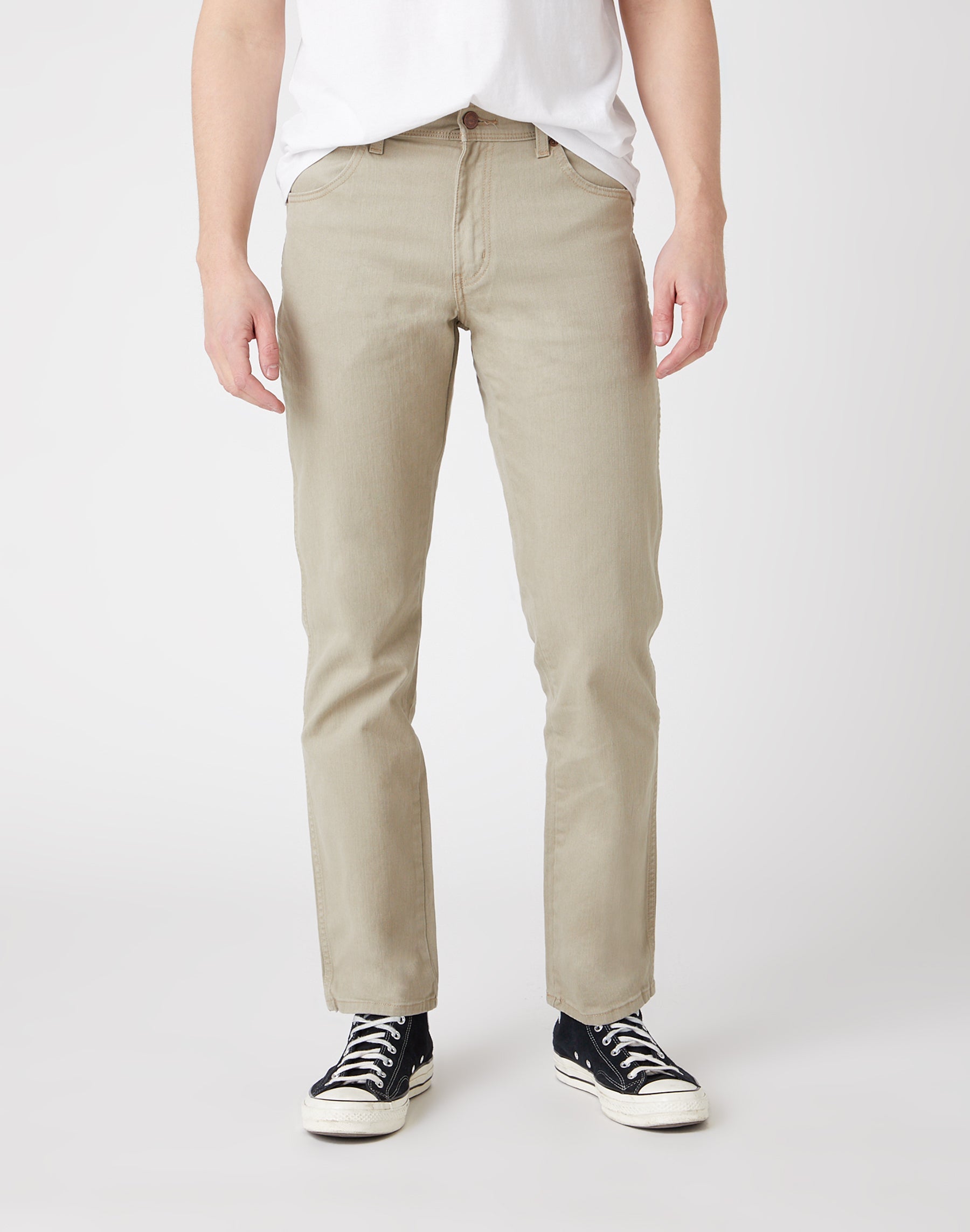 Regular Fit Low Stretch in Camel Hosen Wrangler