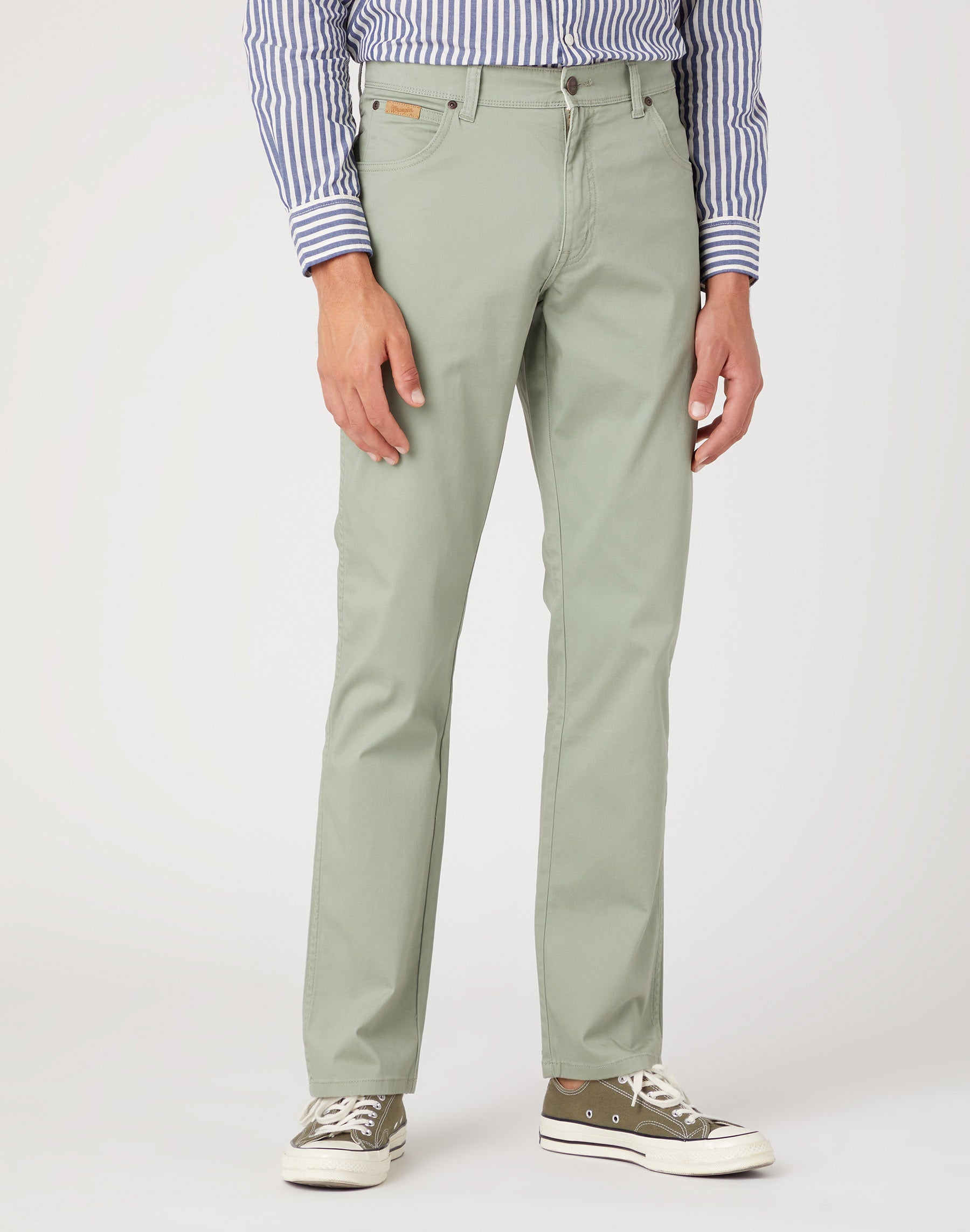 Texas Slim Medium Stretch in Sea Grass Hosen Wrangler