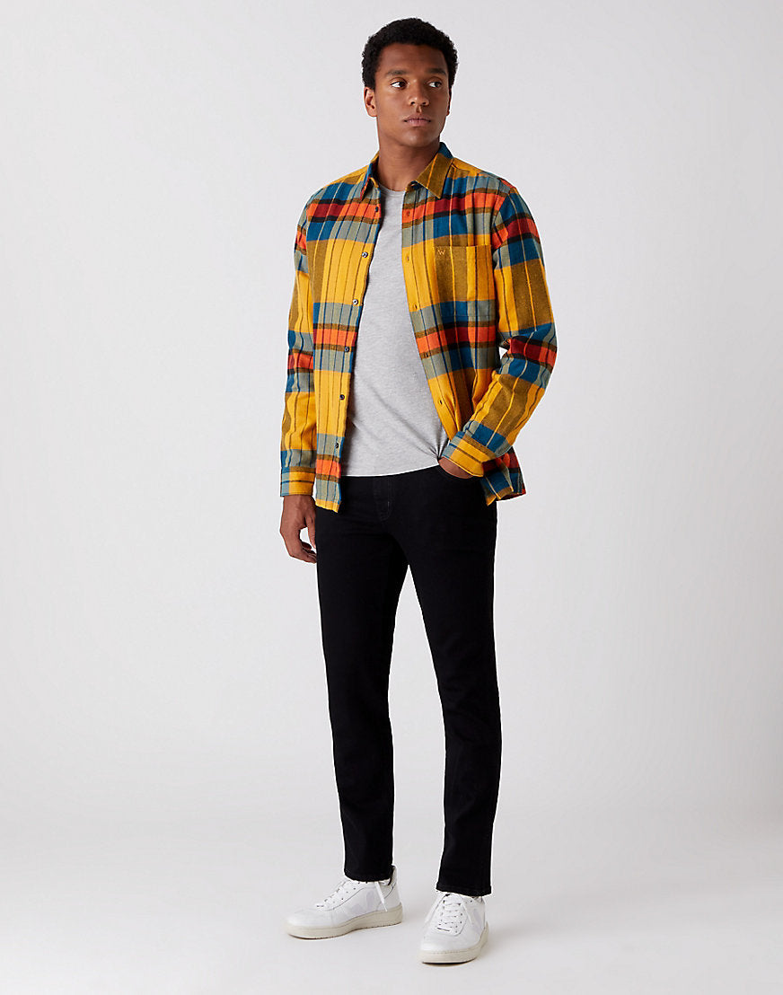 Texas Slim High Stretch in Black Valley Jeans Wrangler
