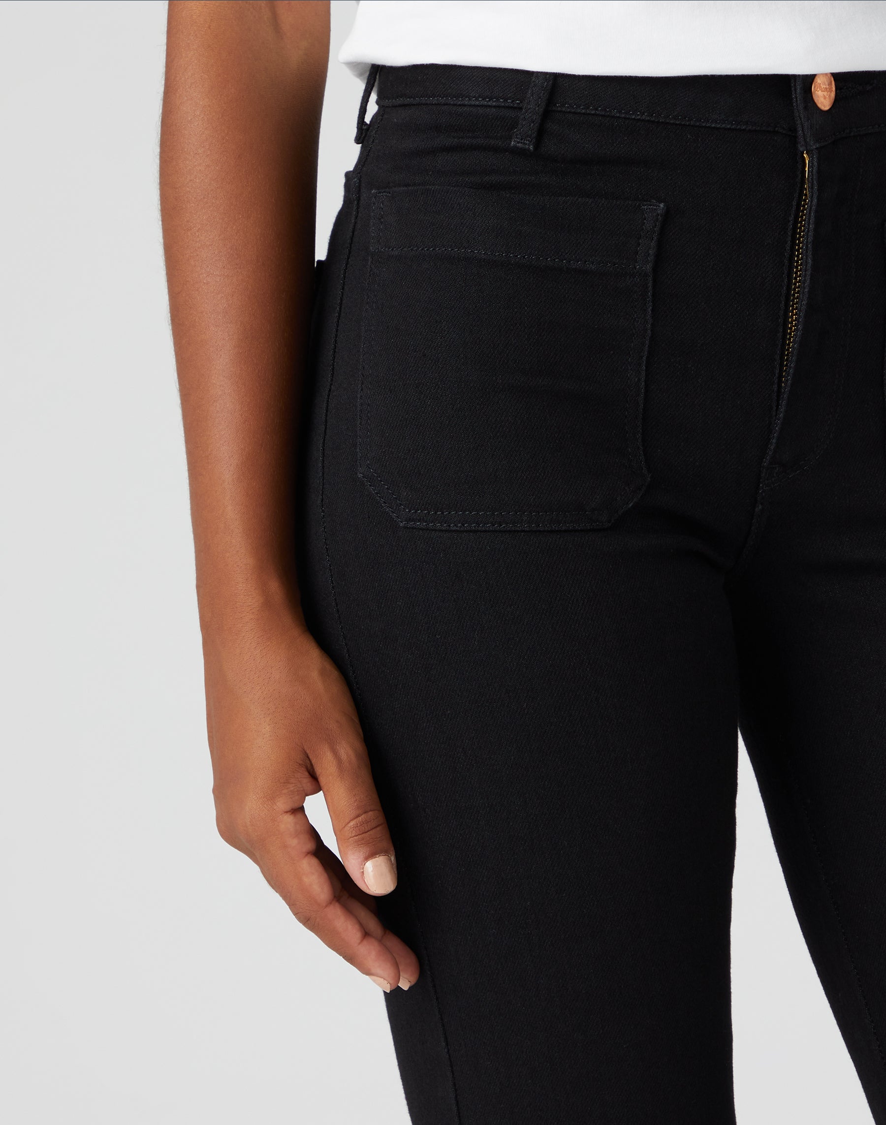 Flare in Retro Black Jeans Wrangler