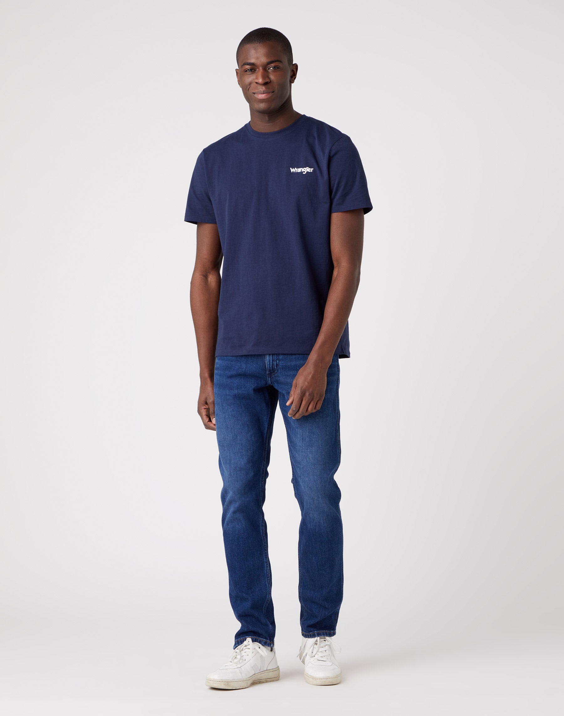 2Pack Sign Off Tee in Real Navy T-Shirts Wrangler