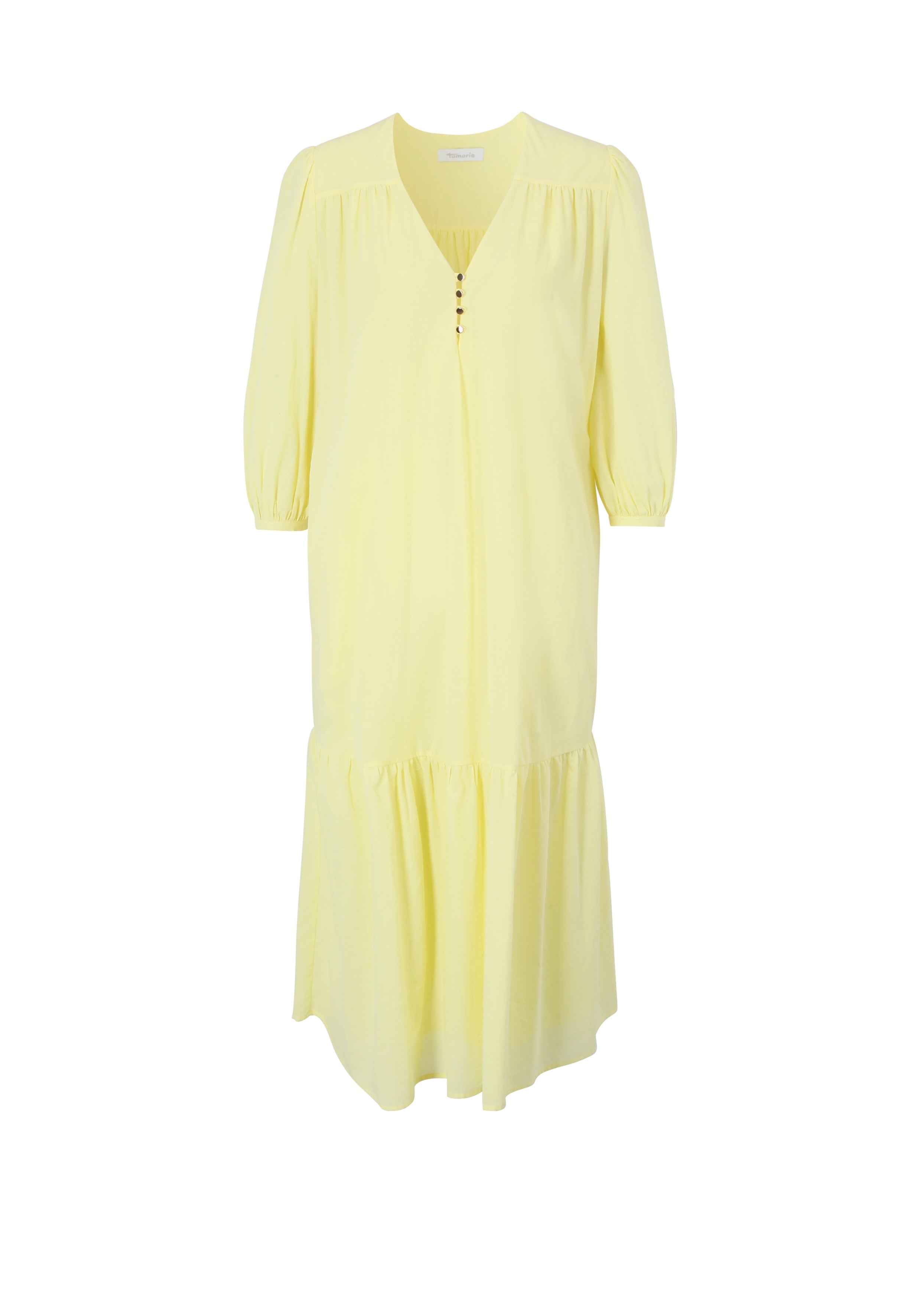Annaba Long Chiffon Dress in Limelight Kleider Tamaris   