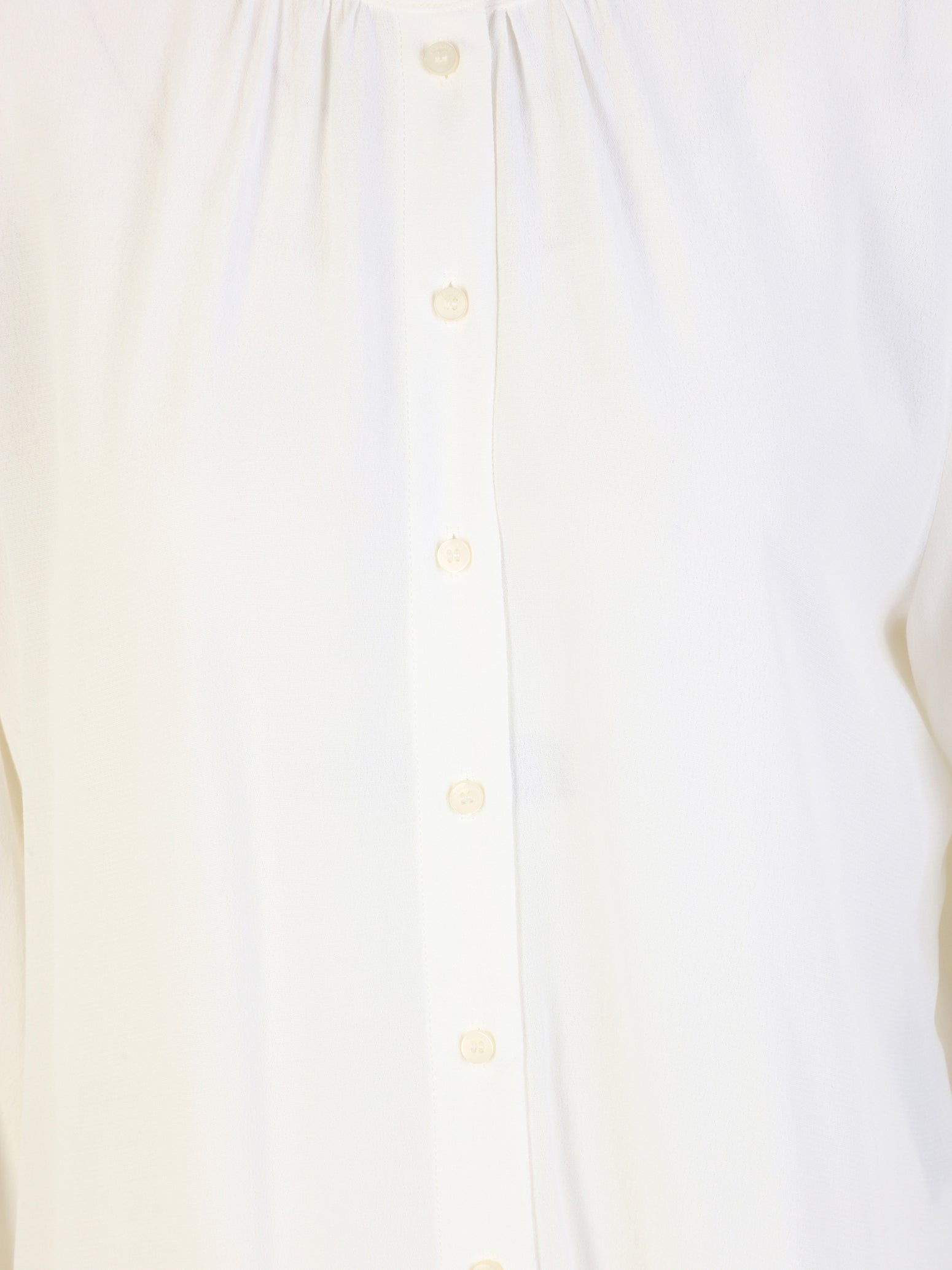 Annecy Standup Collar Blouse in Bright White Hemden Tamaris   