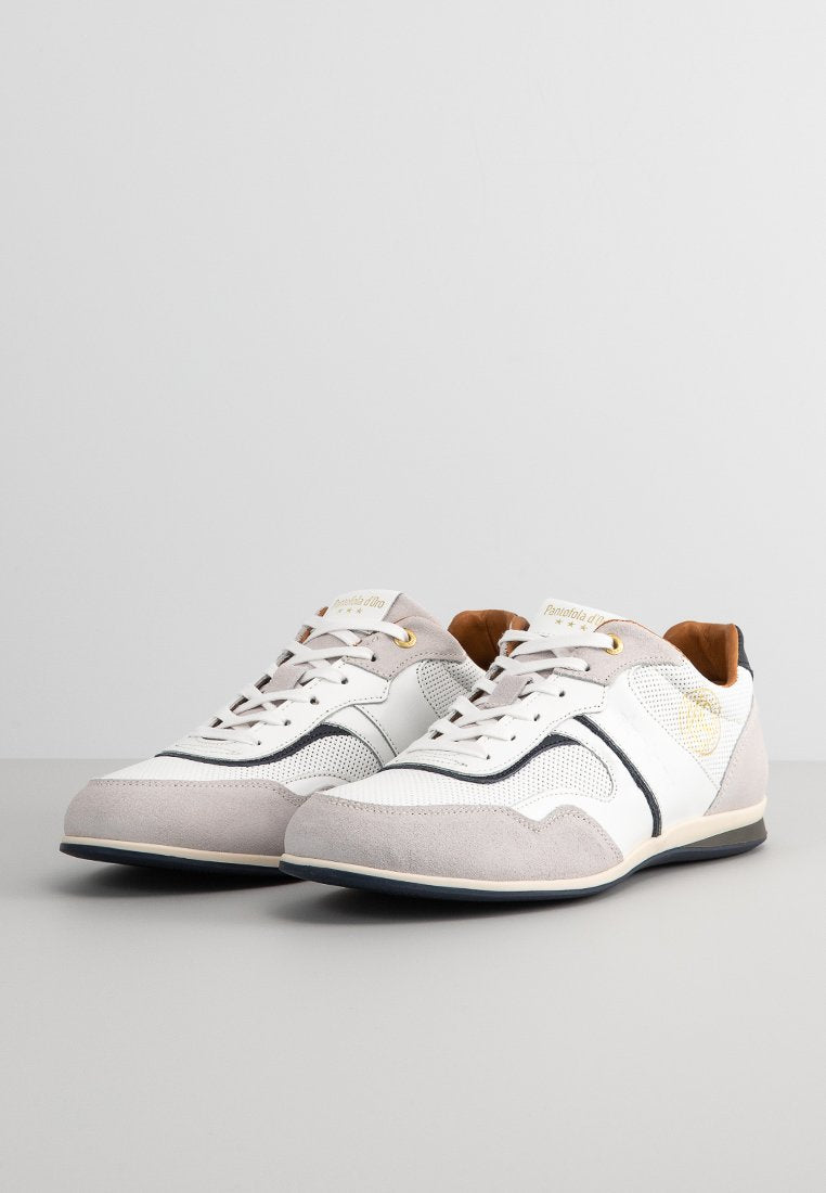Perano Low in Bright White Sneakers Pantofola d'Oro   